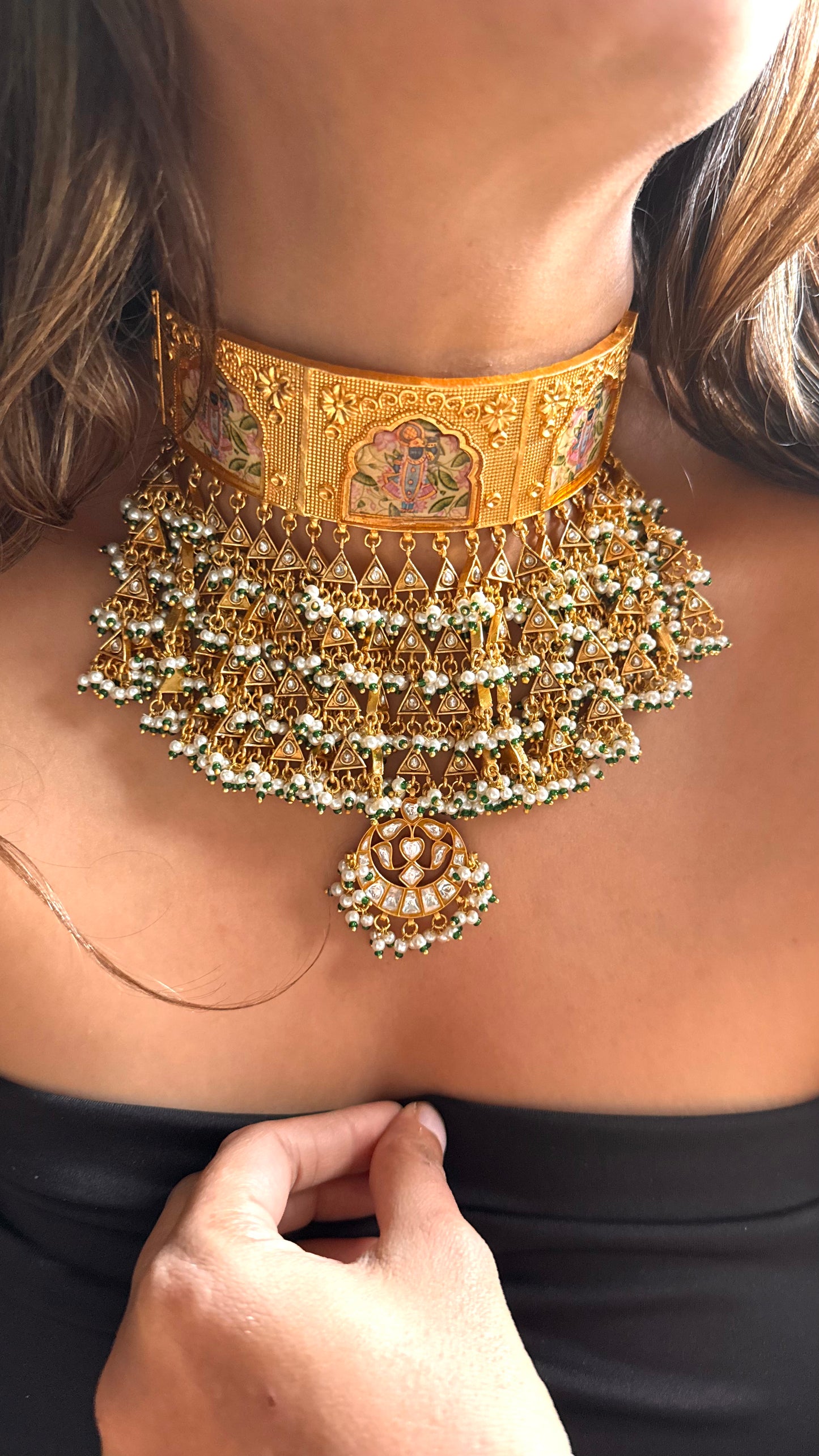 Lord Jagannath Heritage Choker
