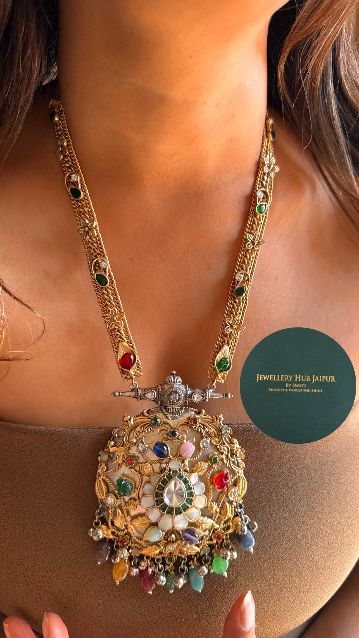 Bohemian vintage long designer Necklace