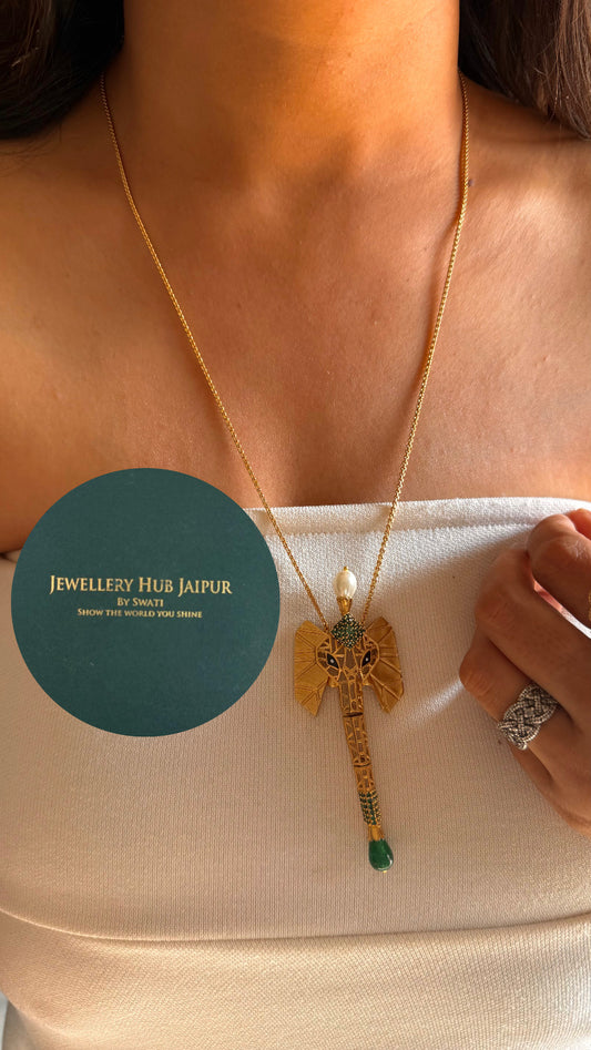 Lord Ganesha inspired pendant set