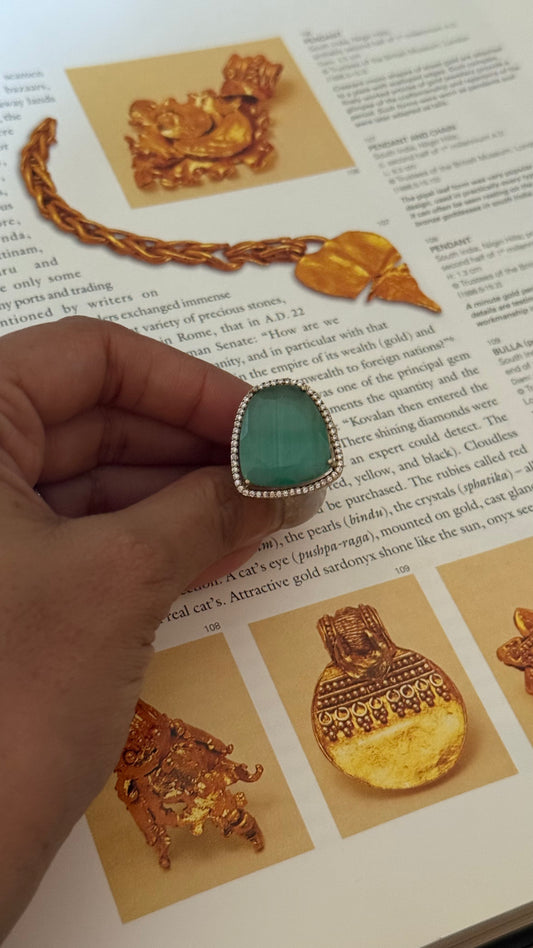 Mint doublet adjustable ring