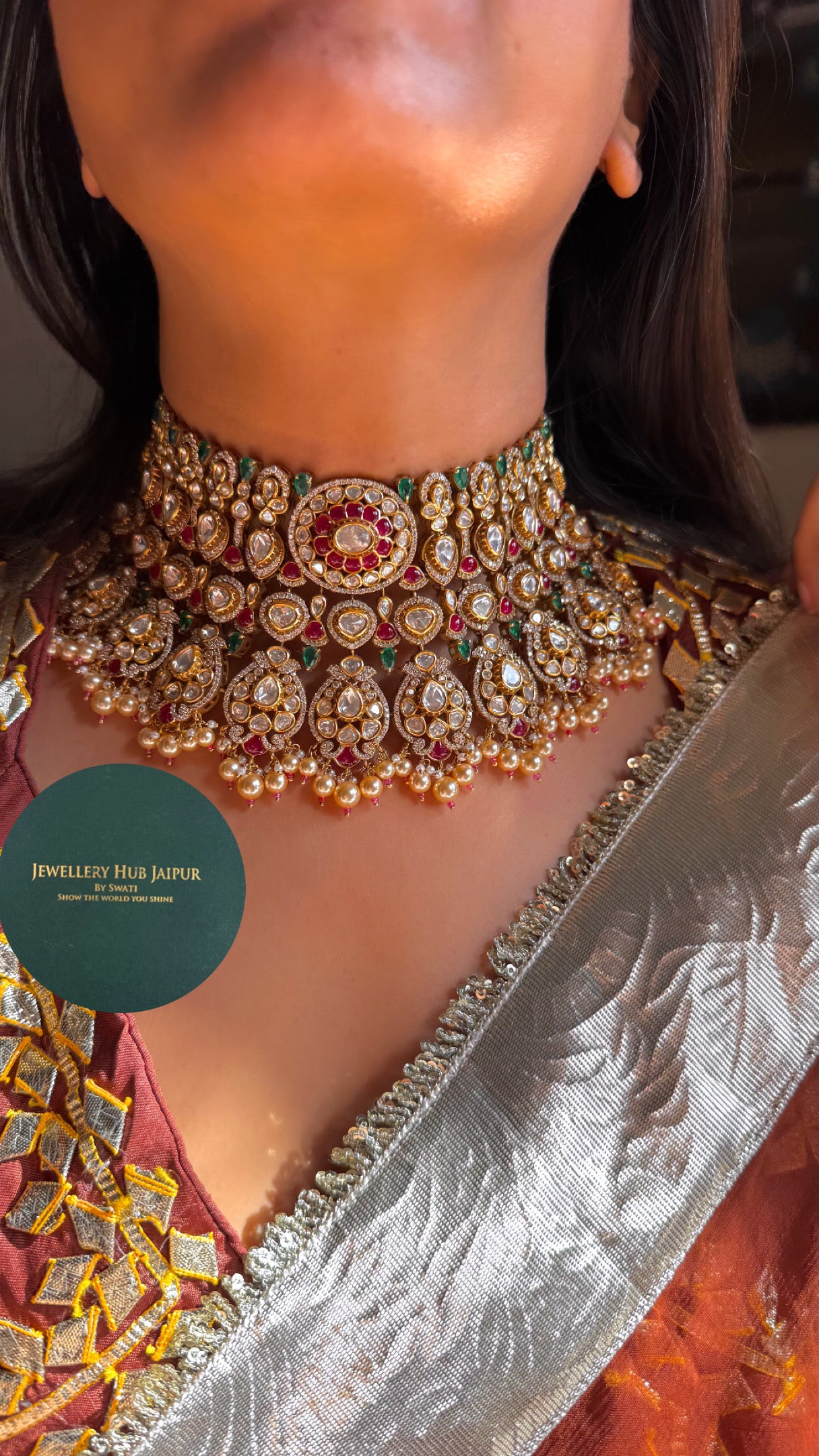 Ruby & Emerald Heritage choker