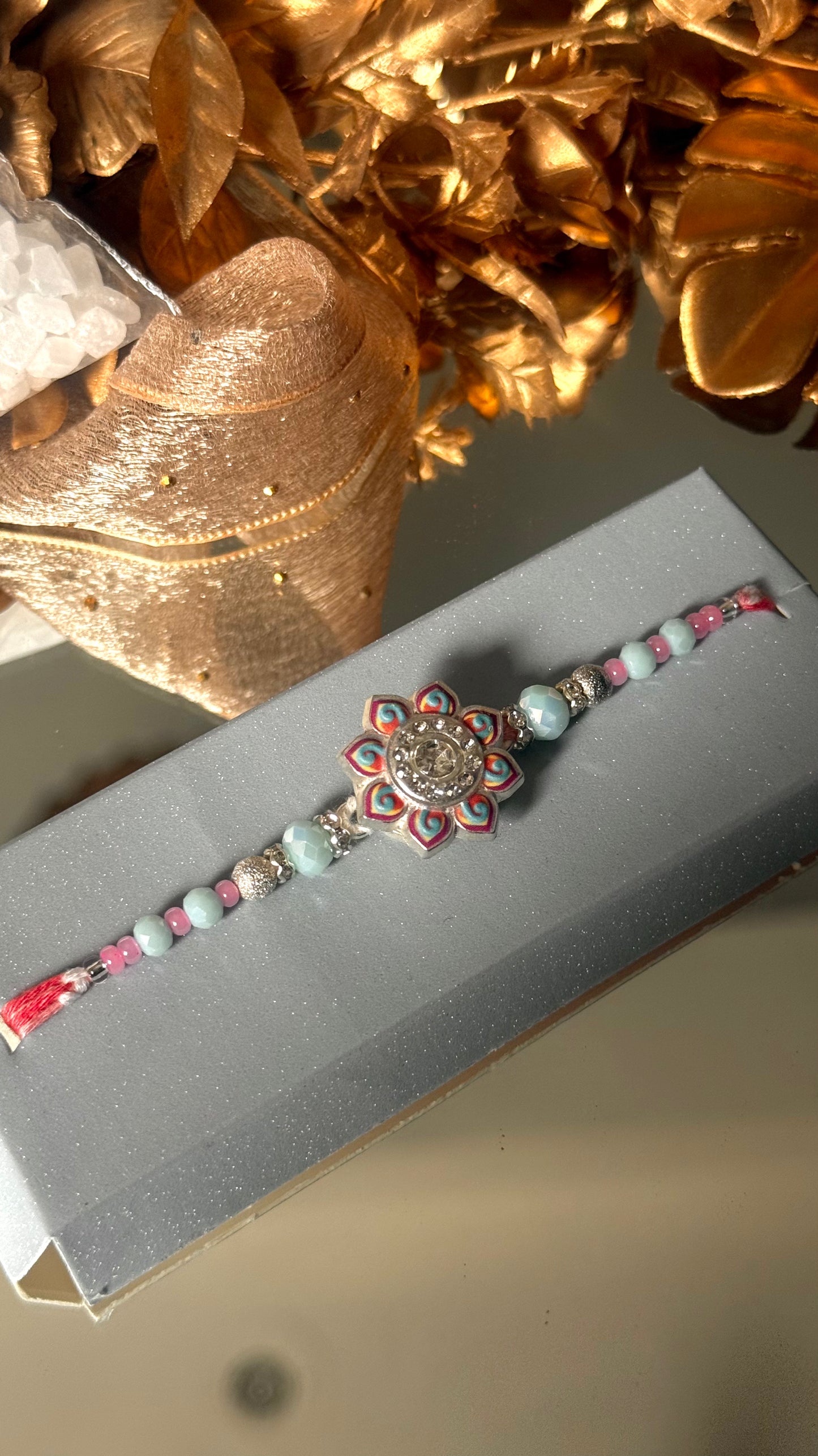 Nakshi Chakra fidget spinner Rakhi