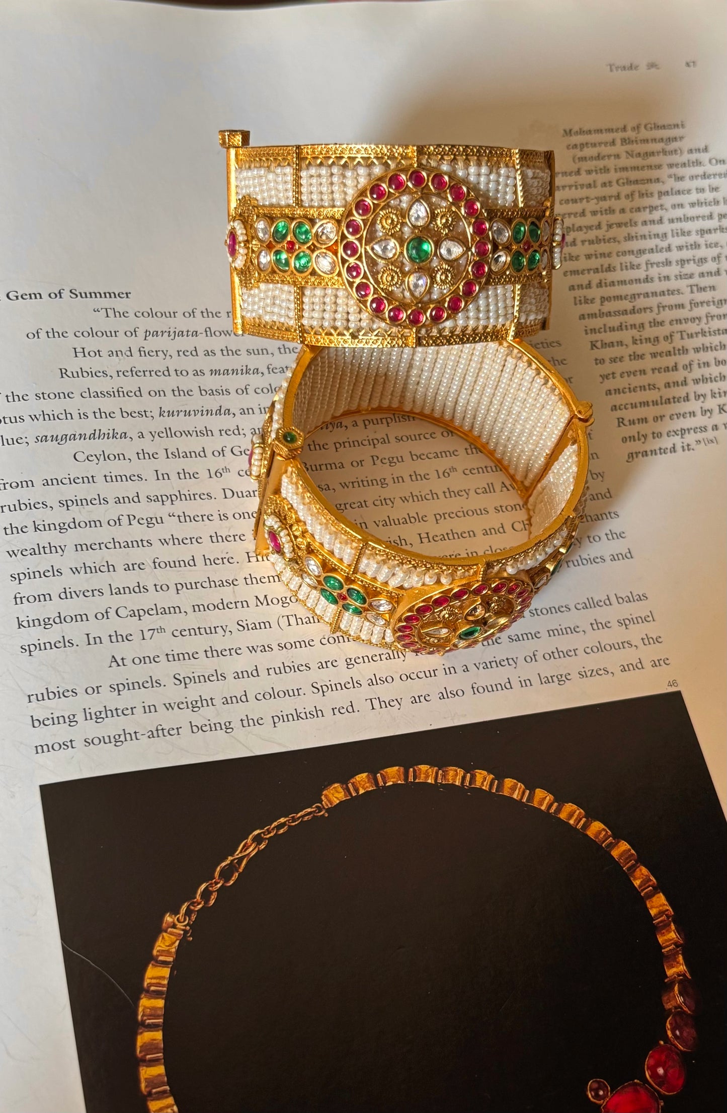 Pearl rajwadi nakashi bangles