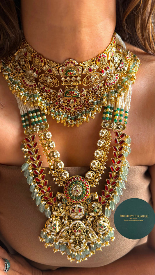 Heritage Rajwada bridal combo Necklace