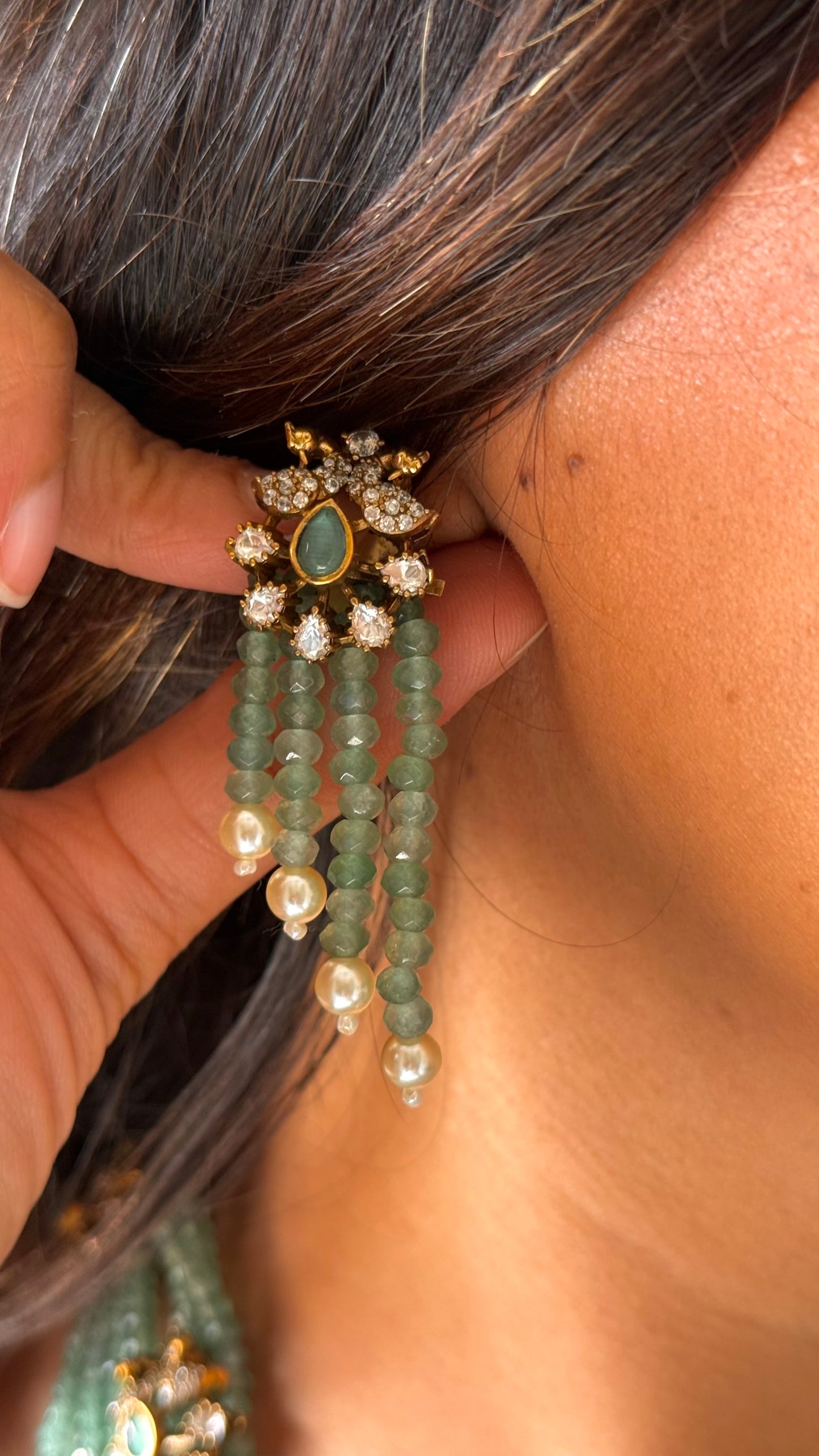 Mint Victorian 5 layer string