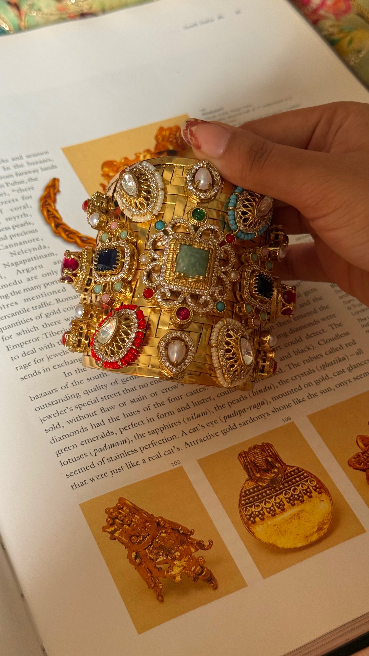Sabyasachi inspired mint  bracelet