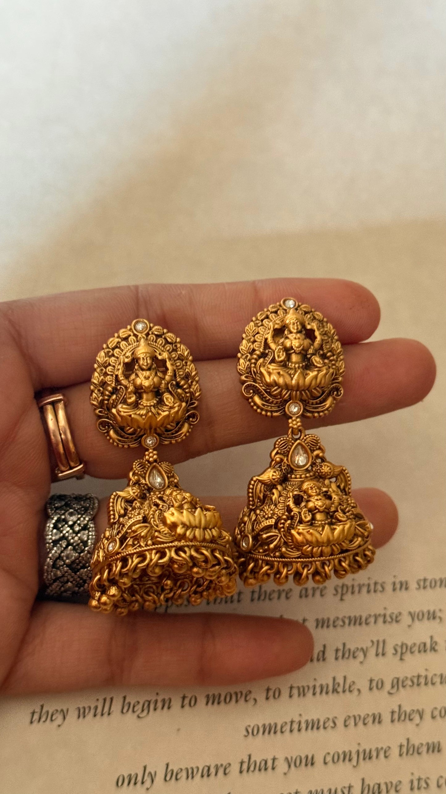 Goddess laxmi jhumka