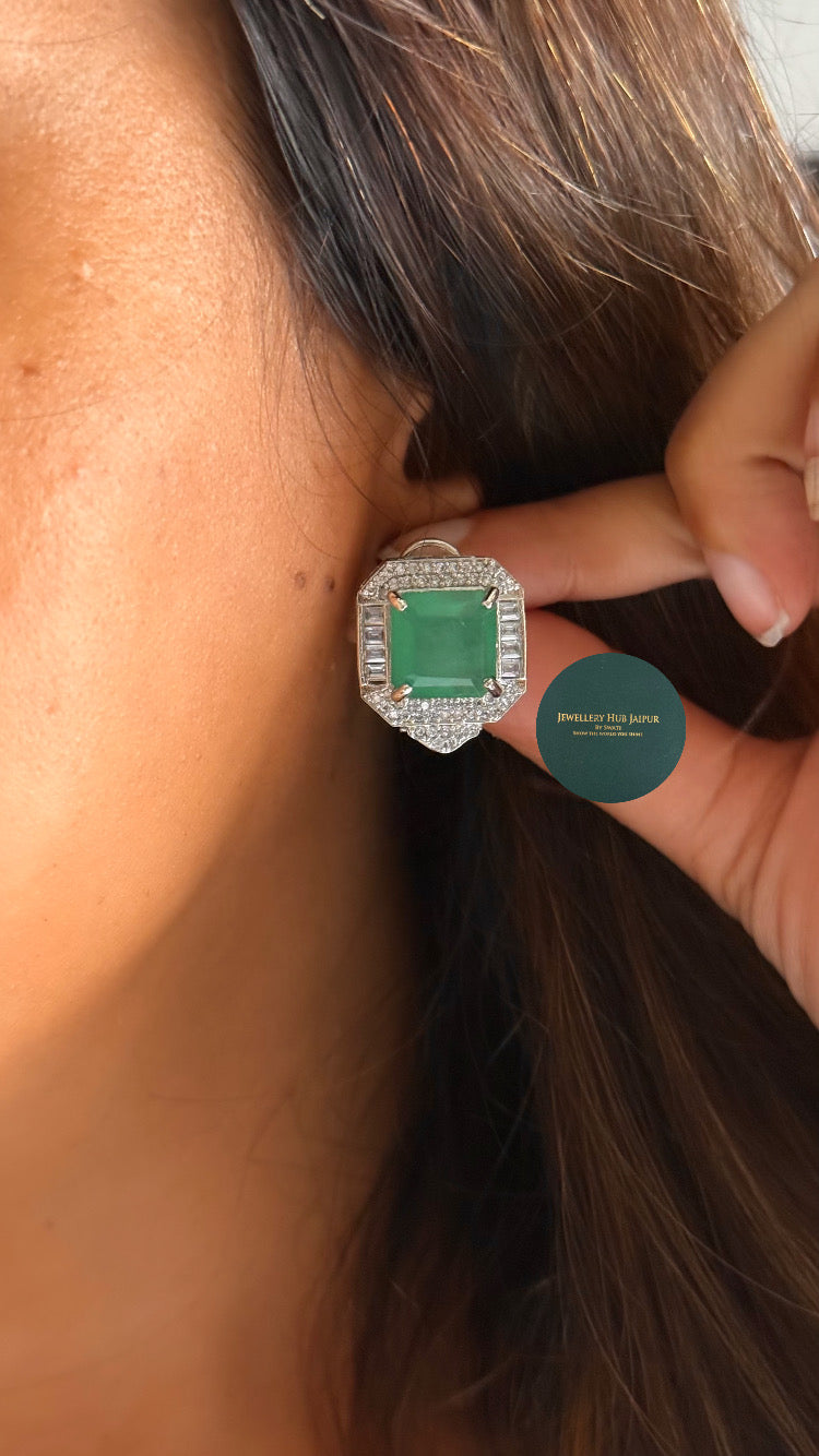 Mint doublet diamond cocktail choker set