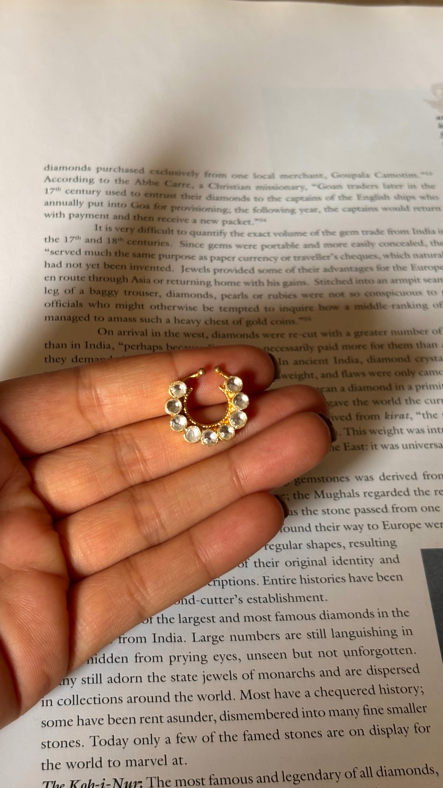 Paachi kundan mini Nath