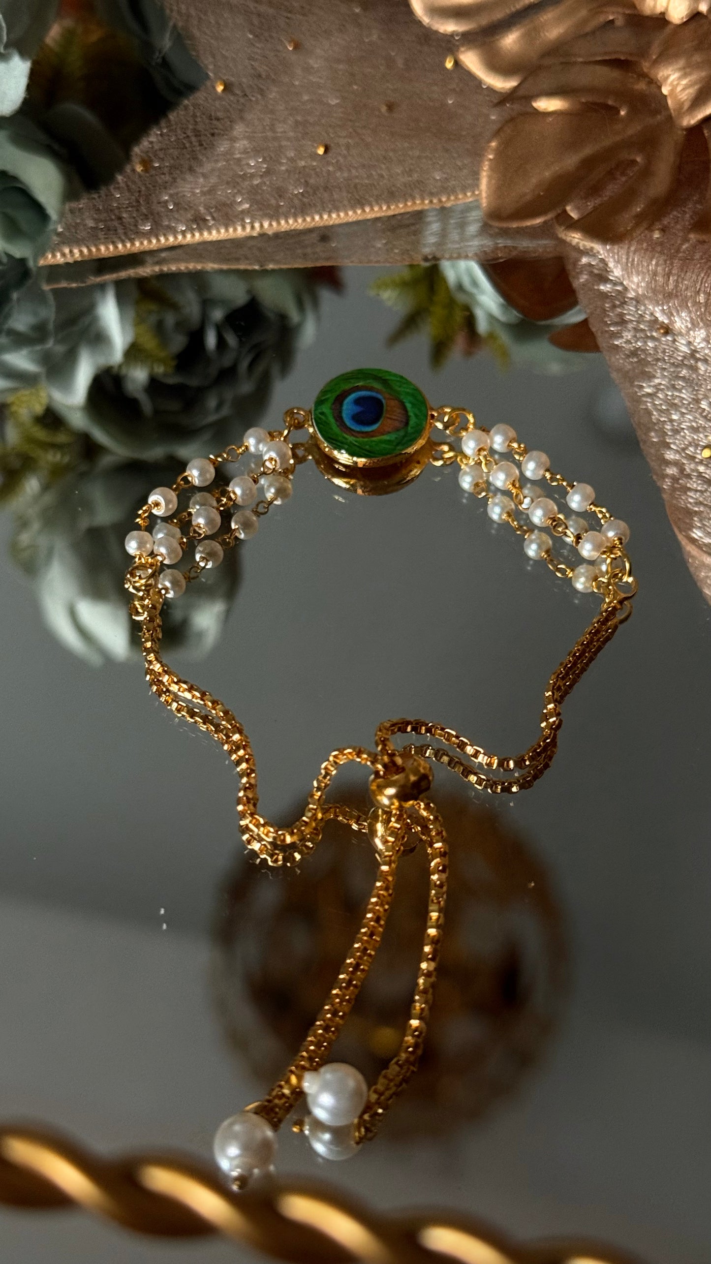 Morpankhi pearl rakhi