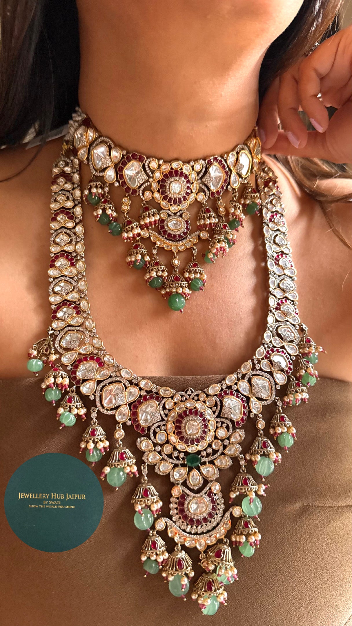 Suhag-Vintage bridal combo set