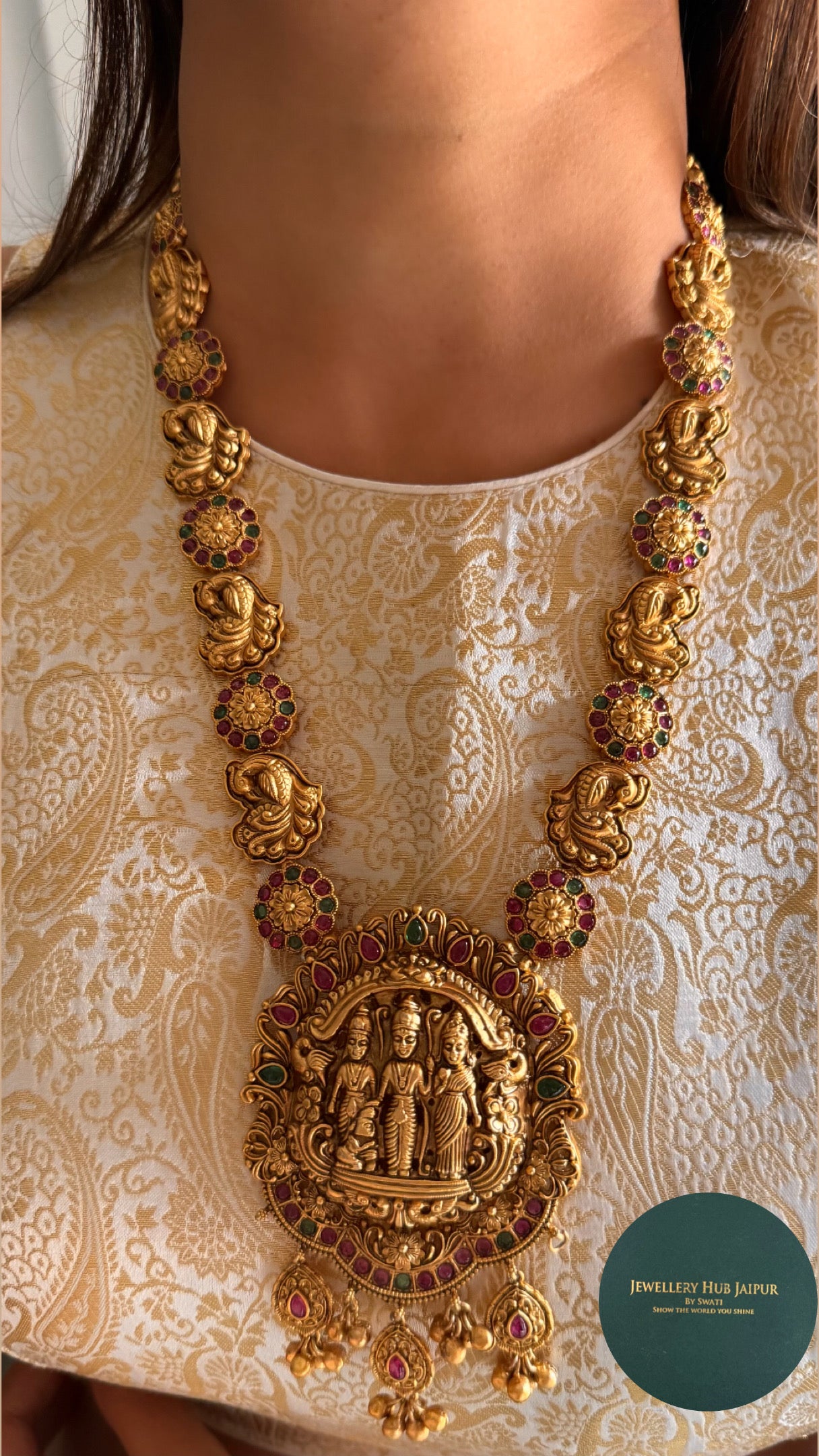 Ram durbar long necklace