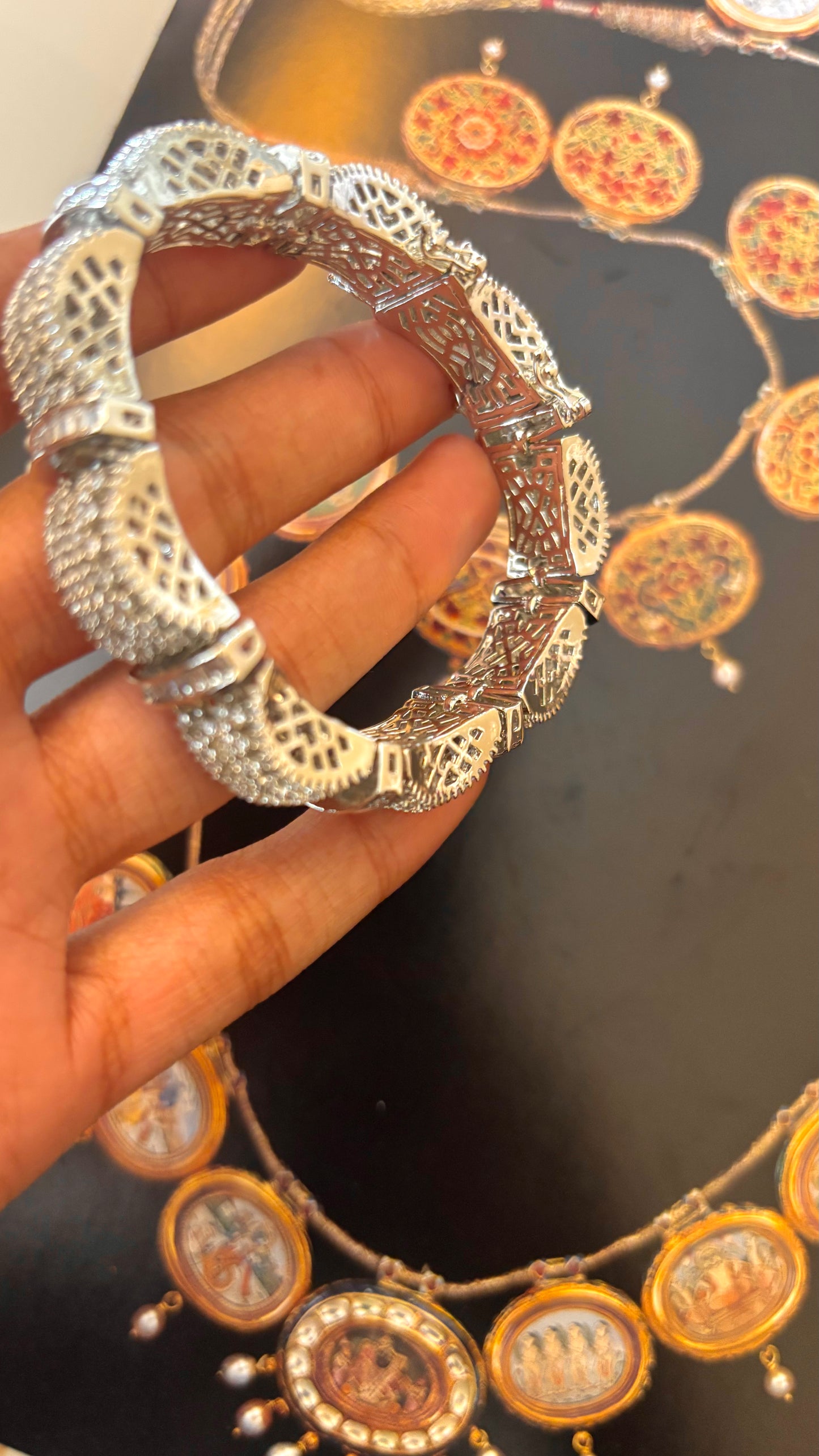 Cz diamond adjustable bracelet