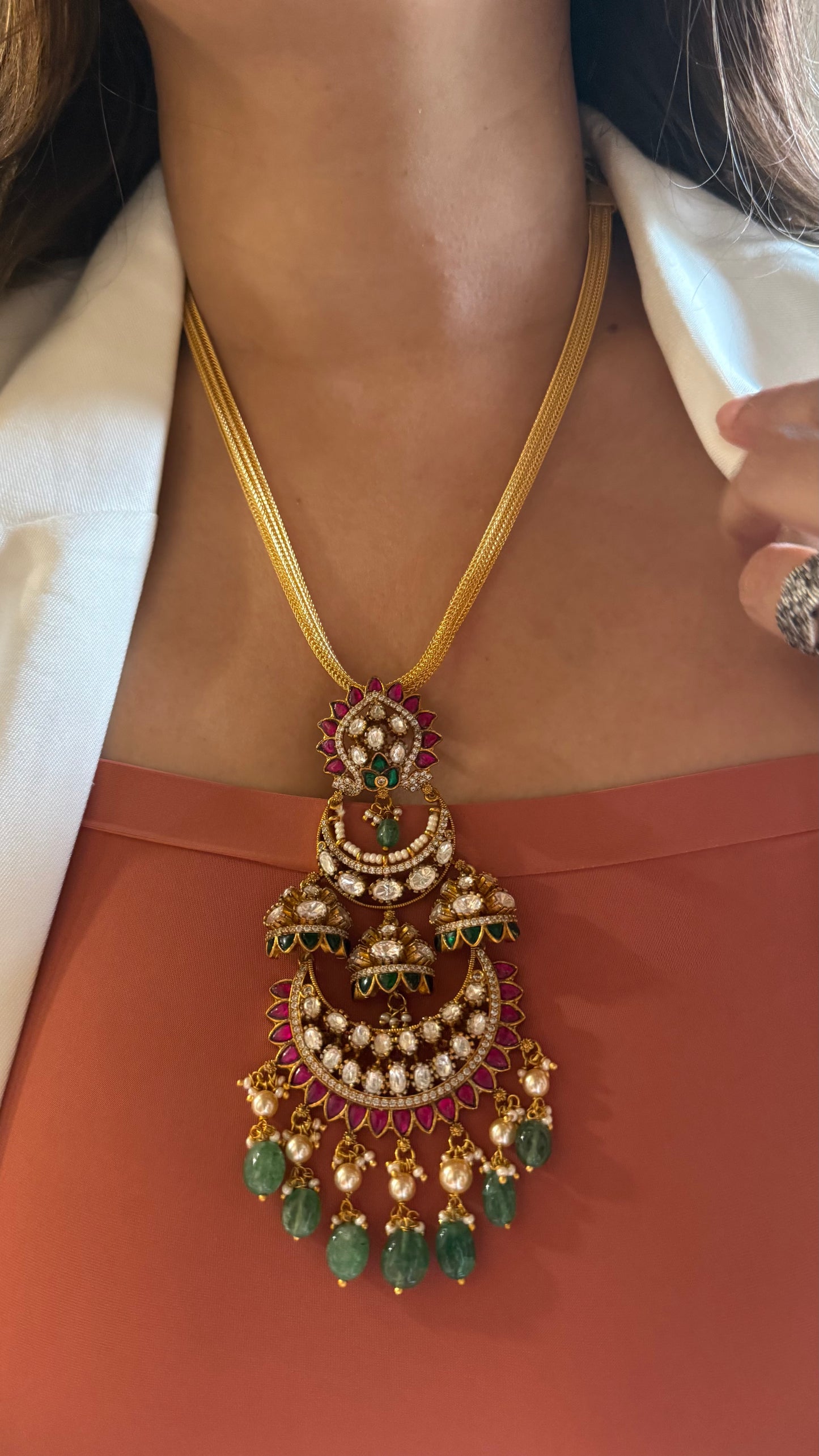 Paachi heritage designer necklace