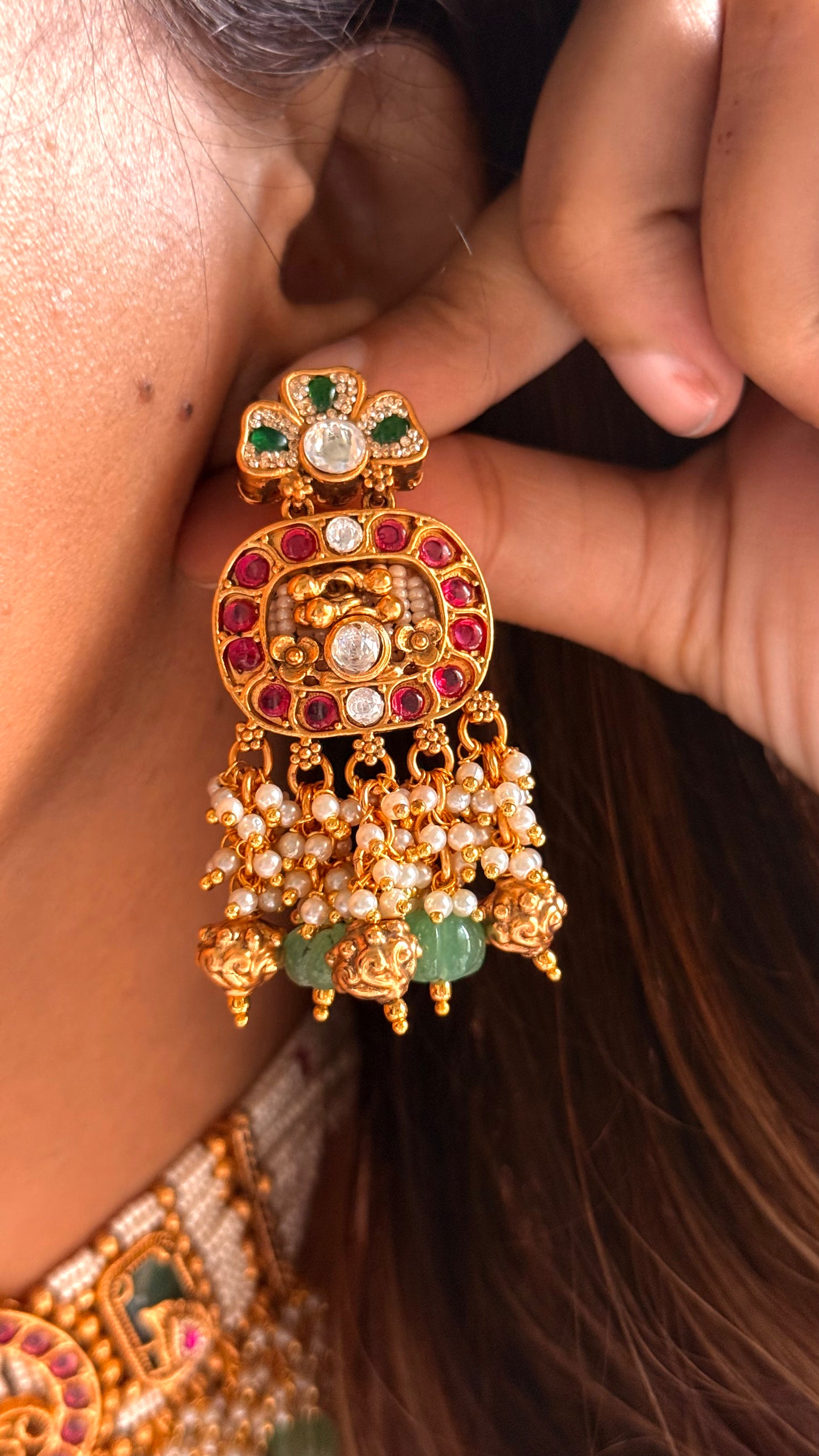 Rajwada set Combo with Nakshi Detailing
