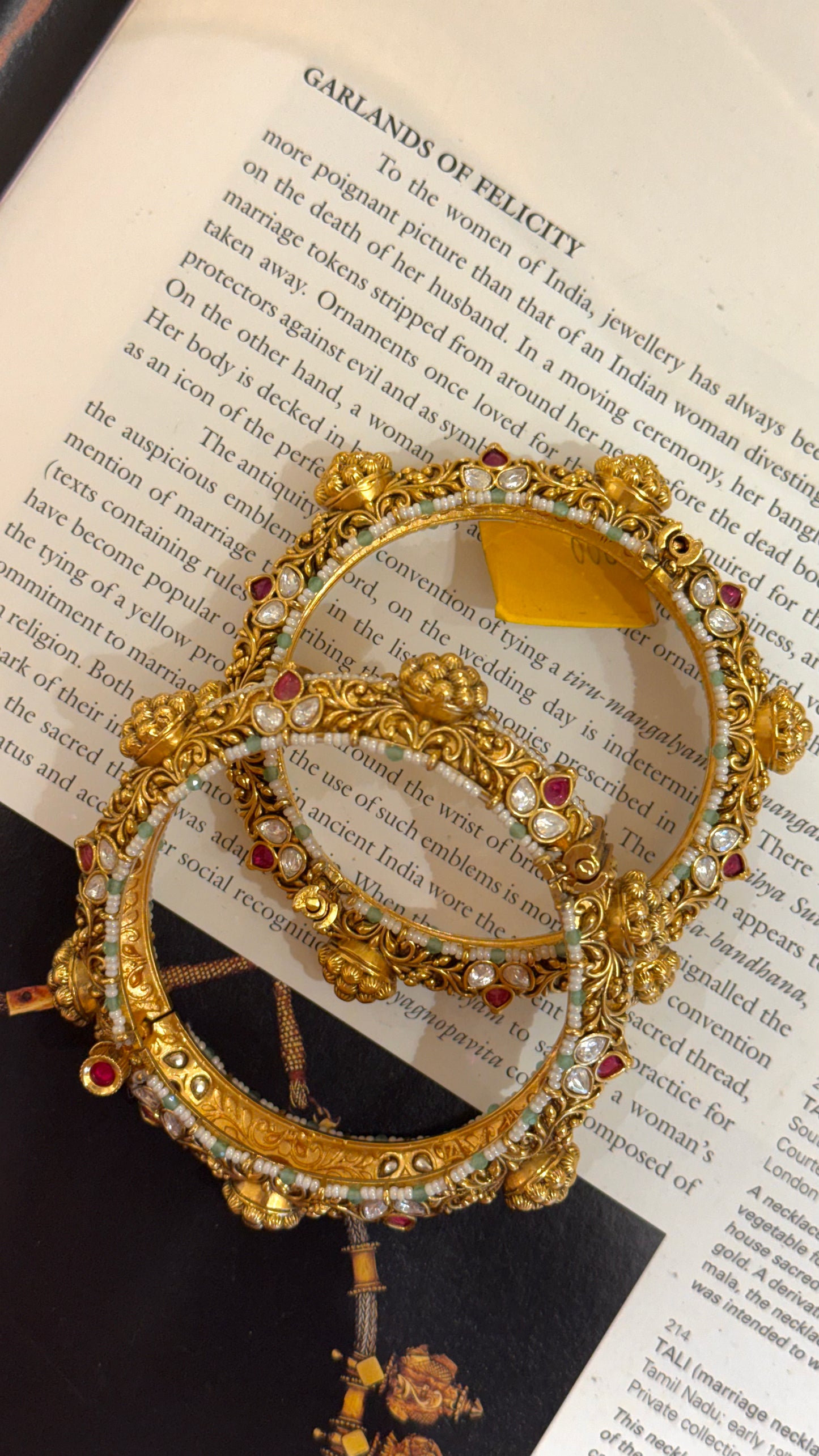 Floral Nakshi rajwadi bangles