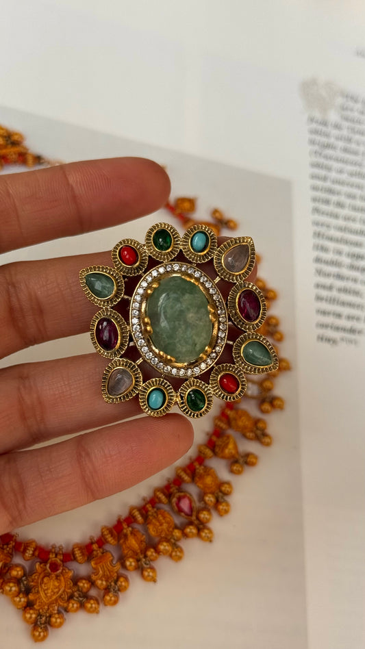 Sabyasachi inspired cocktail ring