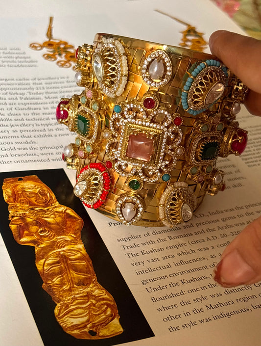 Sabyasachi inspired peach bracelet