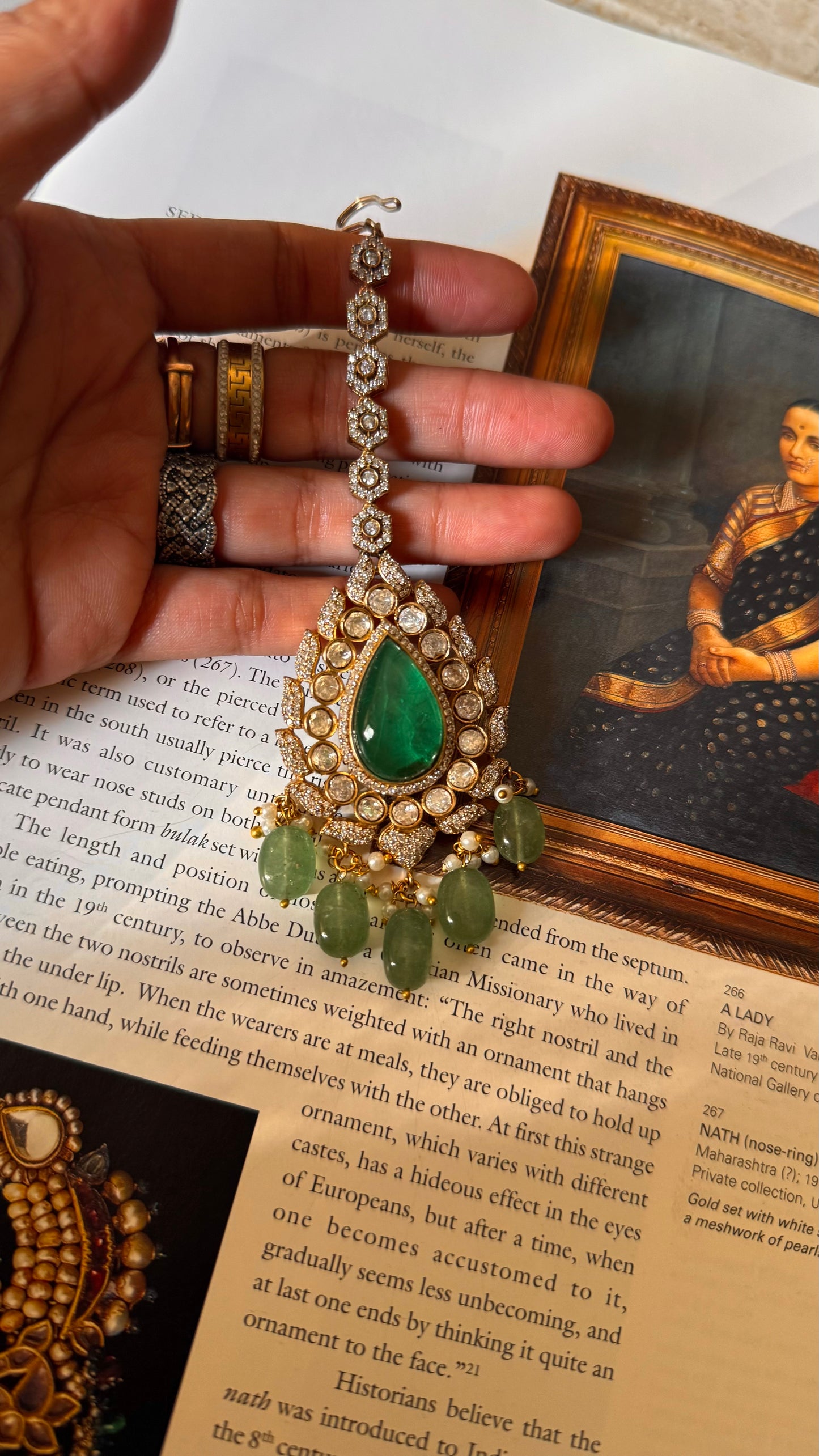 Maangtikka doublet tear drop maangtikka