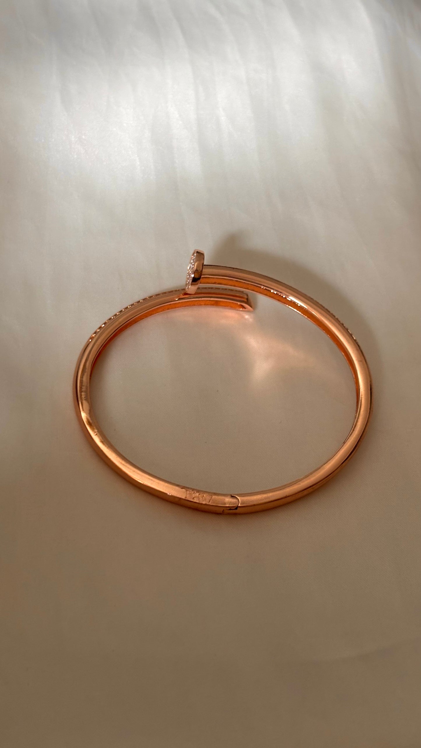 Rose gold bracelet