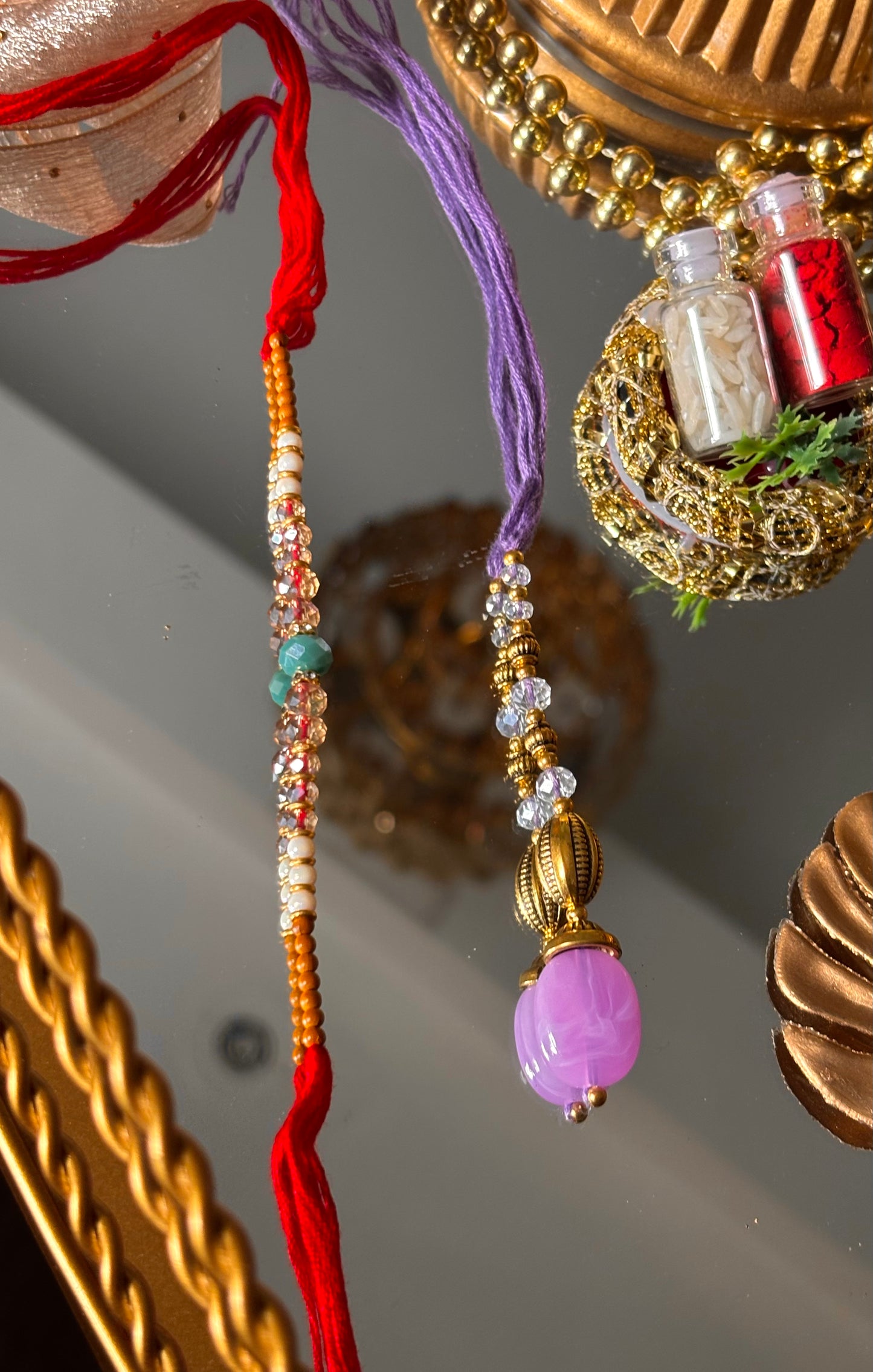 Bhaiya bhabi lumba rakhi ( shipping will be extra )