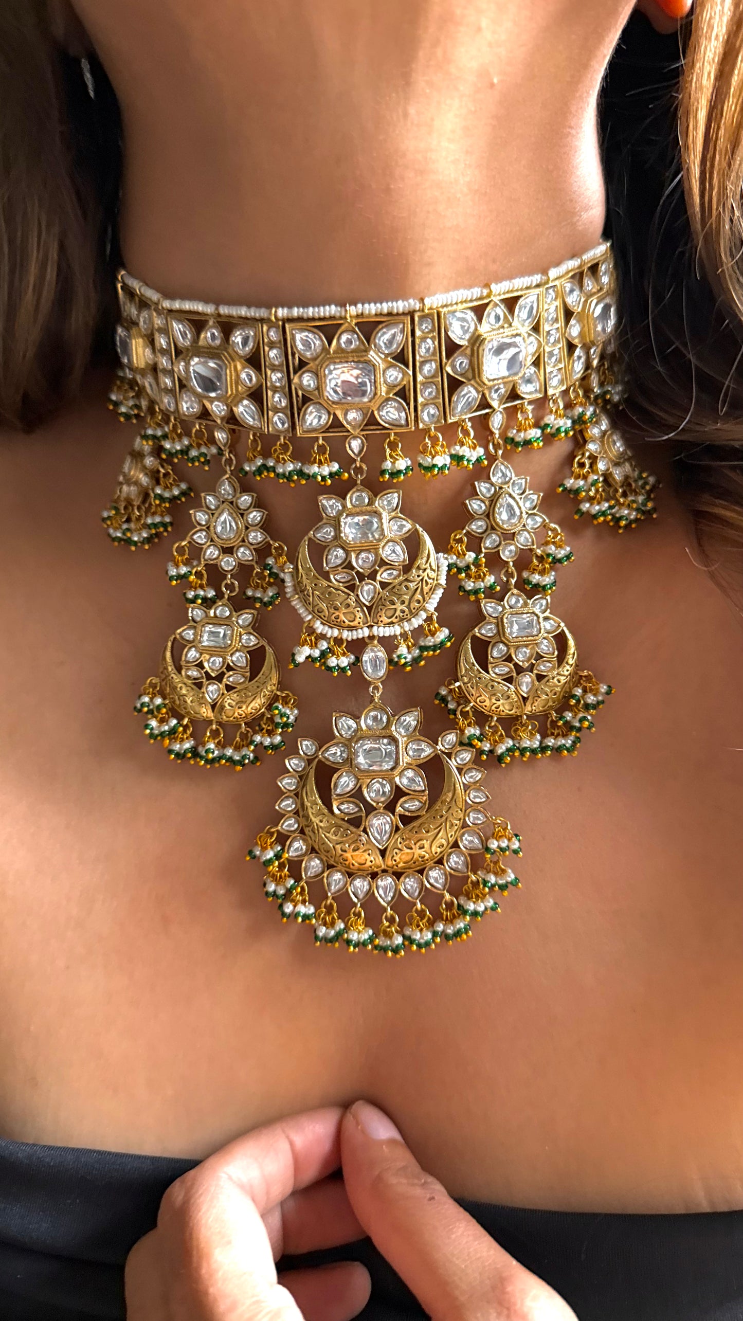 Heritage Polki￼rajwada Choker