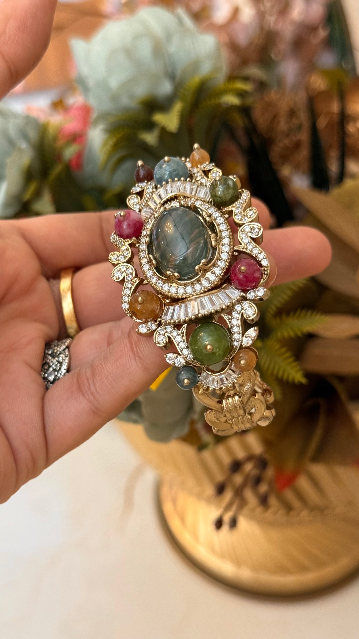 Sabya inspired natural gem bracelet