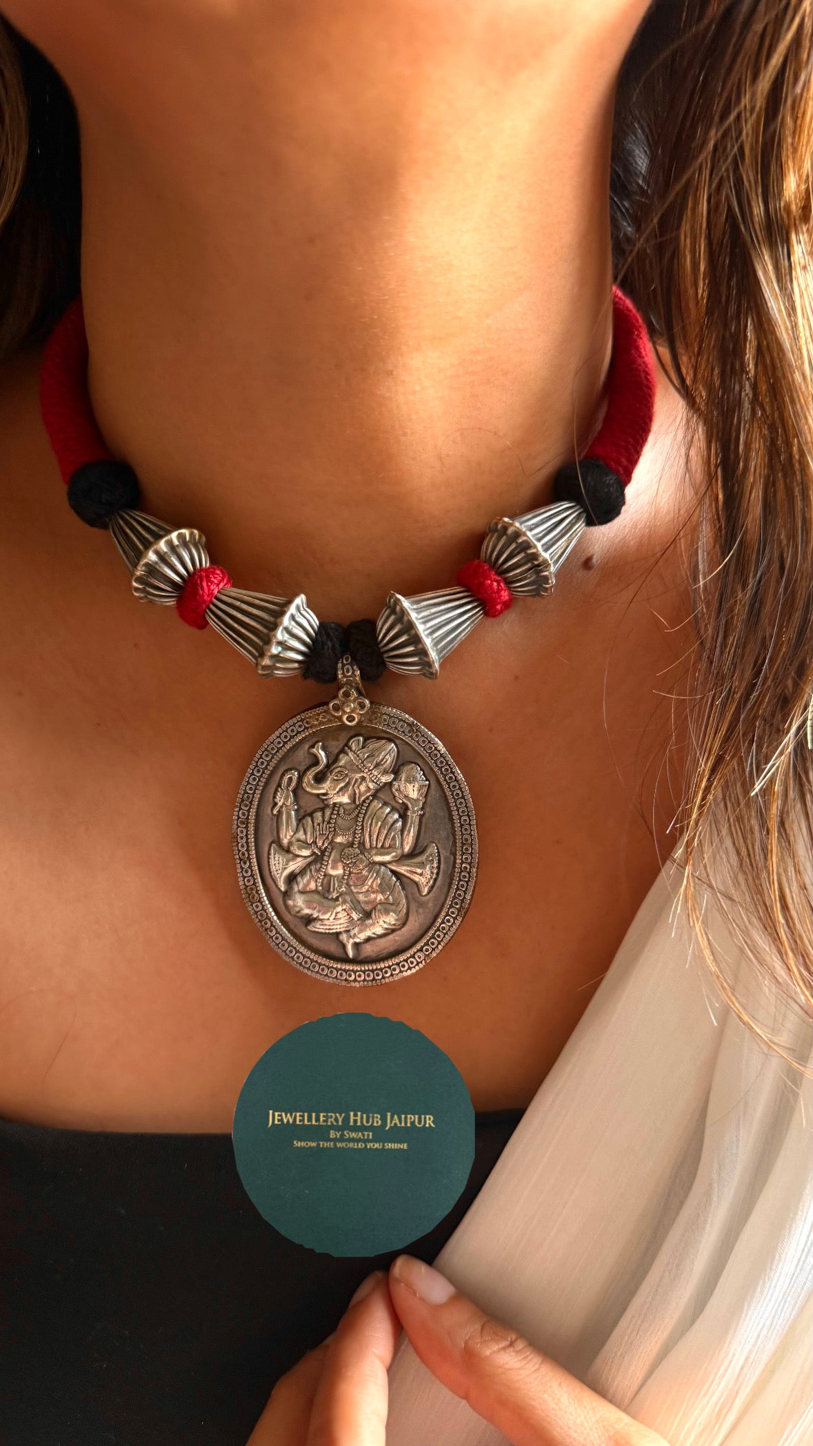 Lord Ganesha Inspired santhal Tribal Necklace