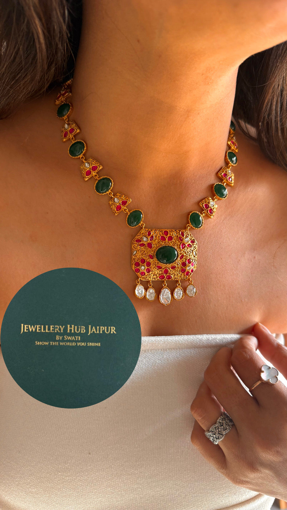 Amrapali inspired designer necklace