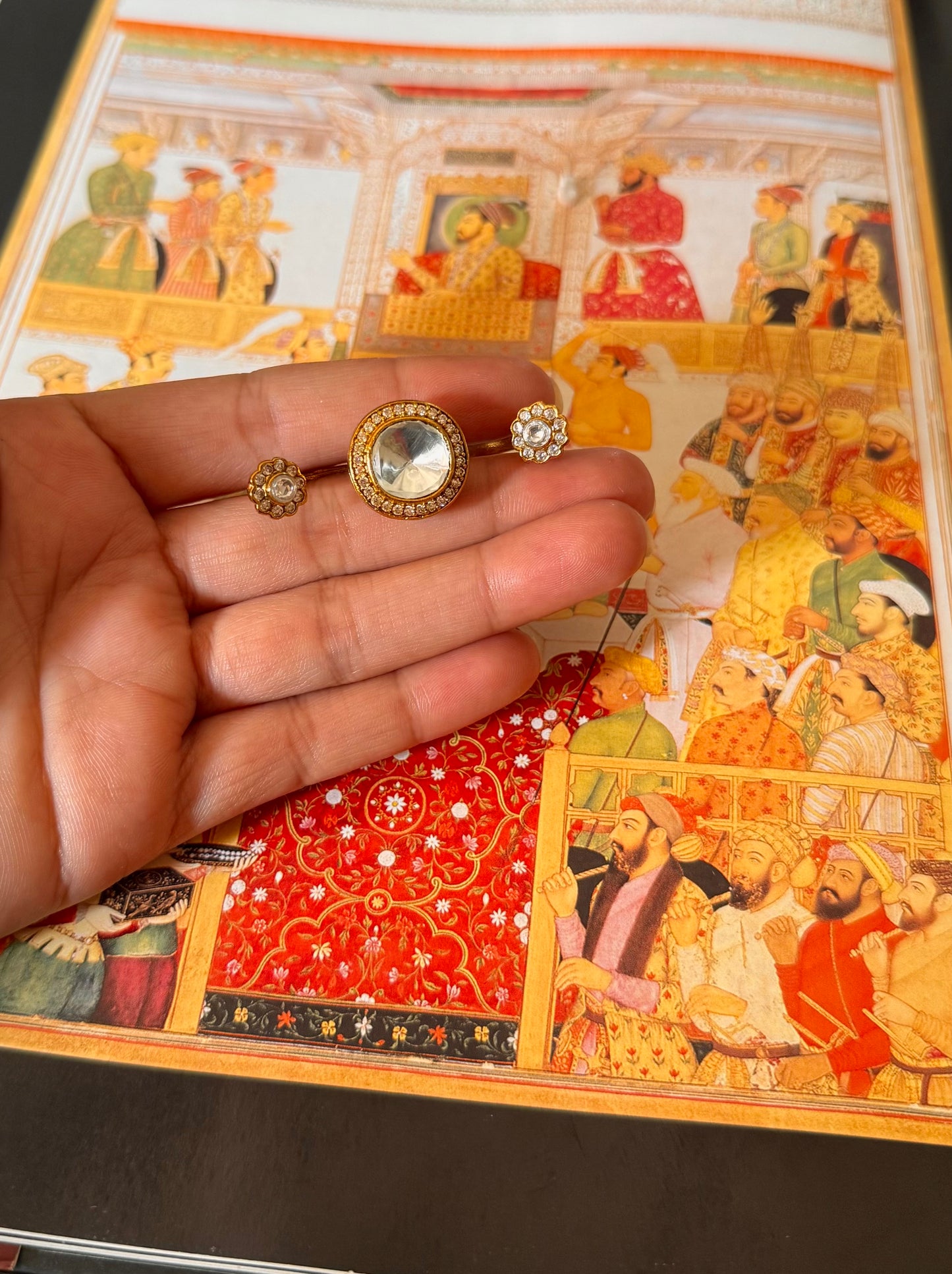 Double finger adjustable ring