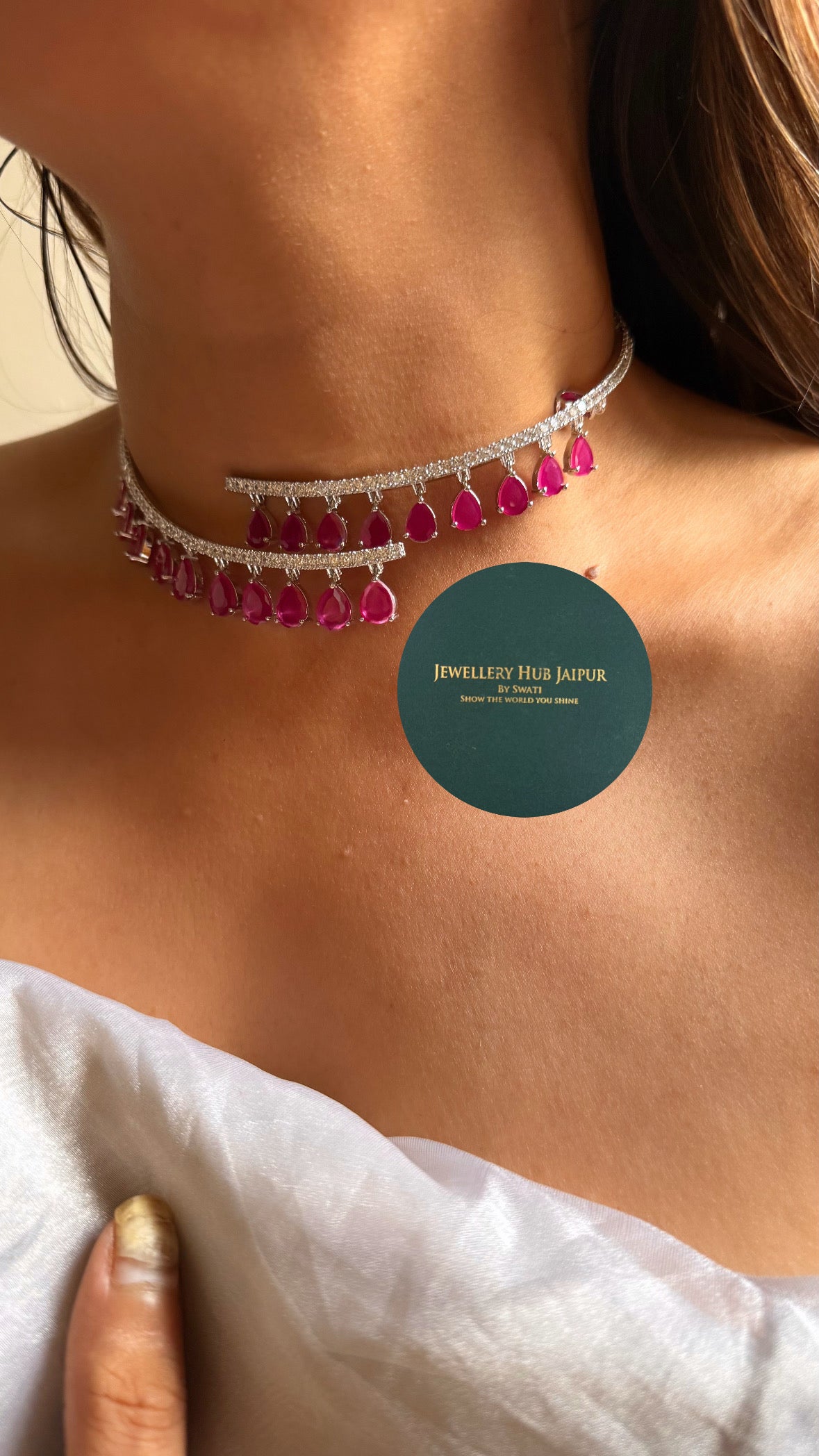 LUMINÉ Ruby Diamond hanging designer cocktail minimal set