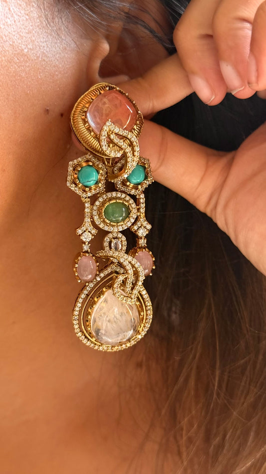 Sabhyasachi inspired
 designer cocktail danglers
