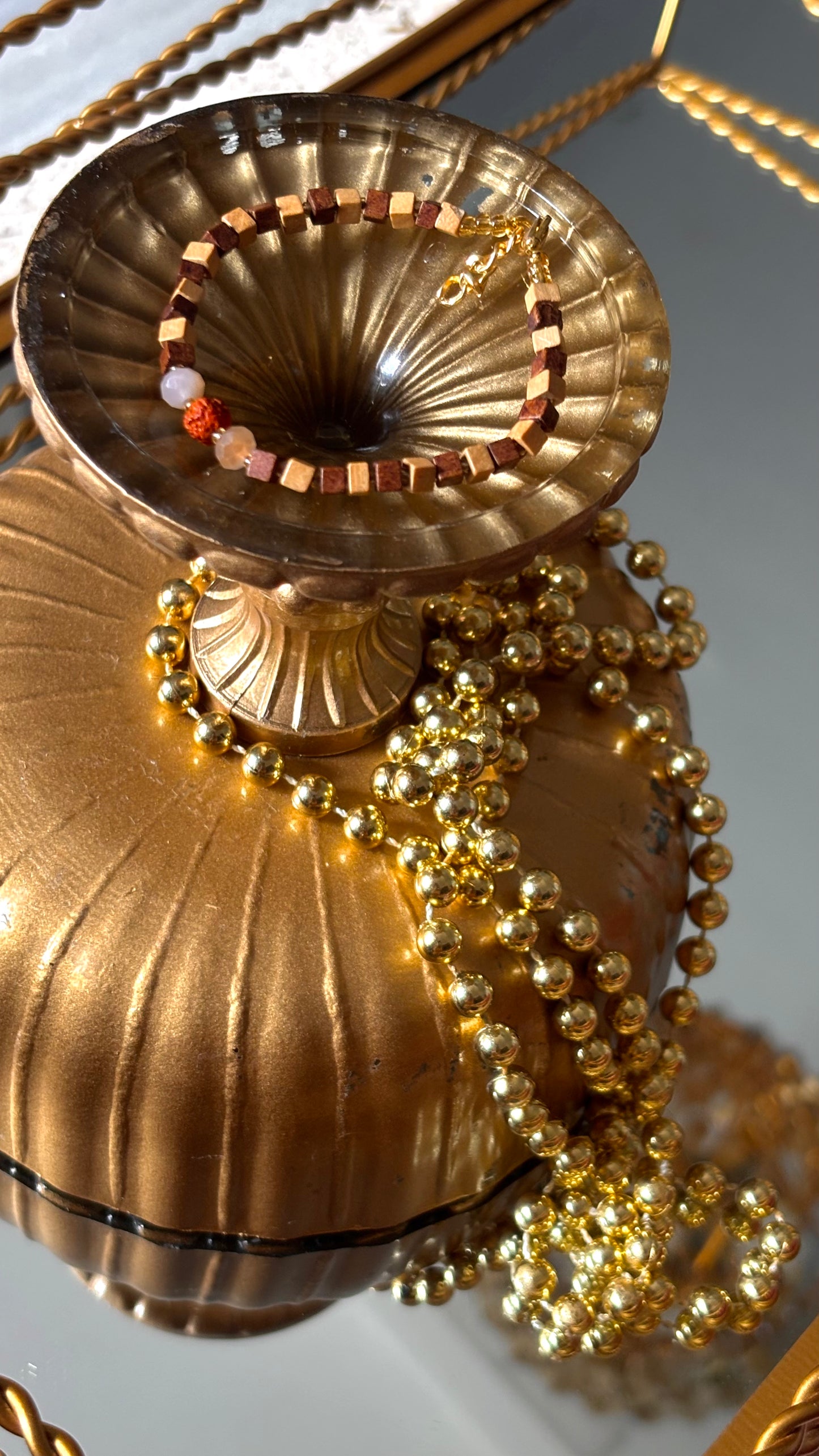 Rudraksh rakhi (shipping will be extra)