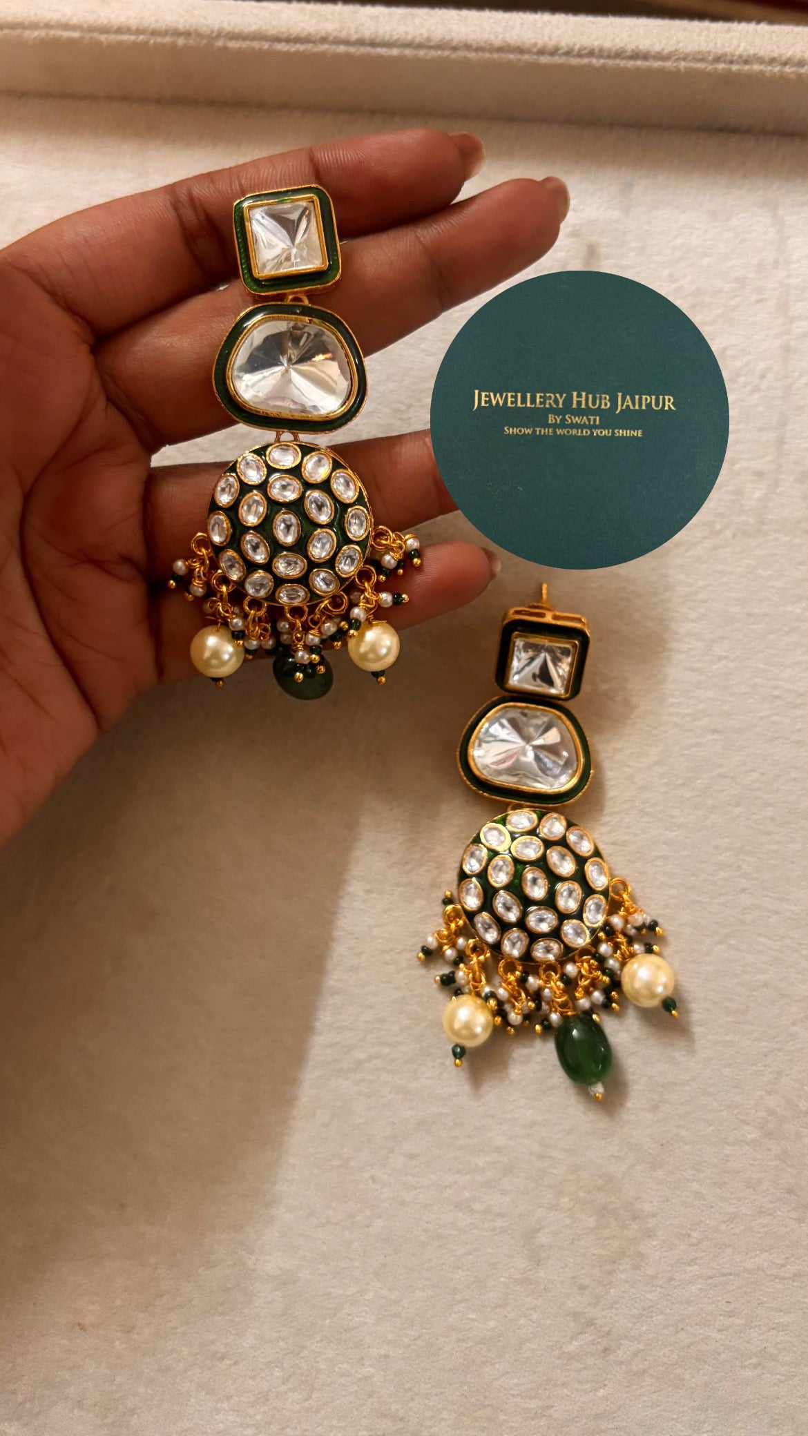 Meenakari heritage necklace set
