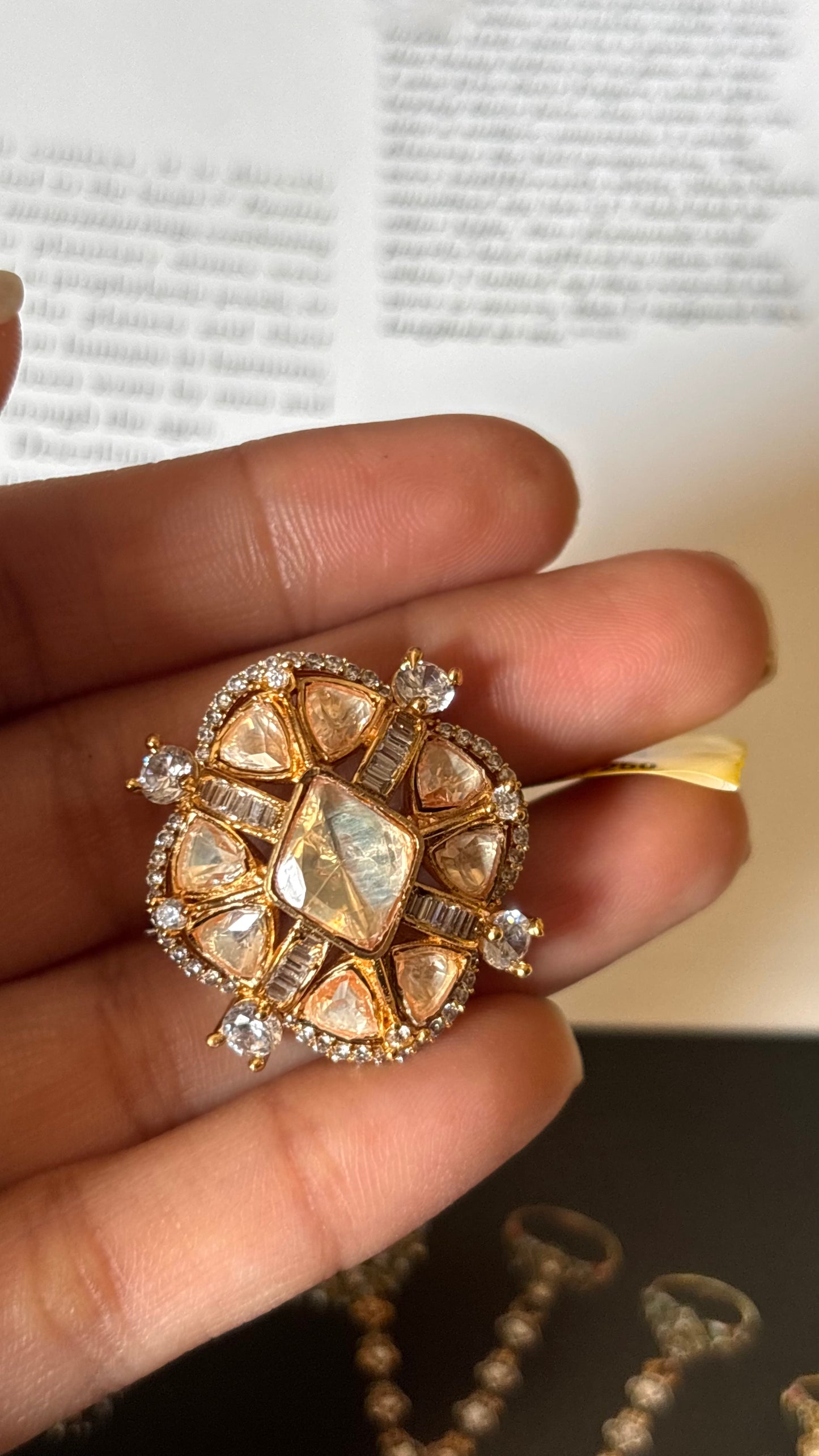 Real moissanite Ring