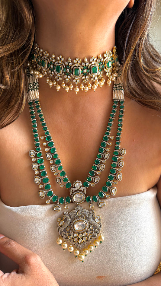 Emerald Victorian designer Combo Set