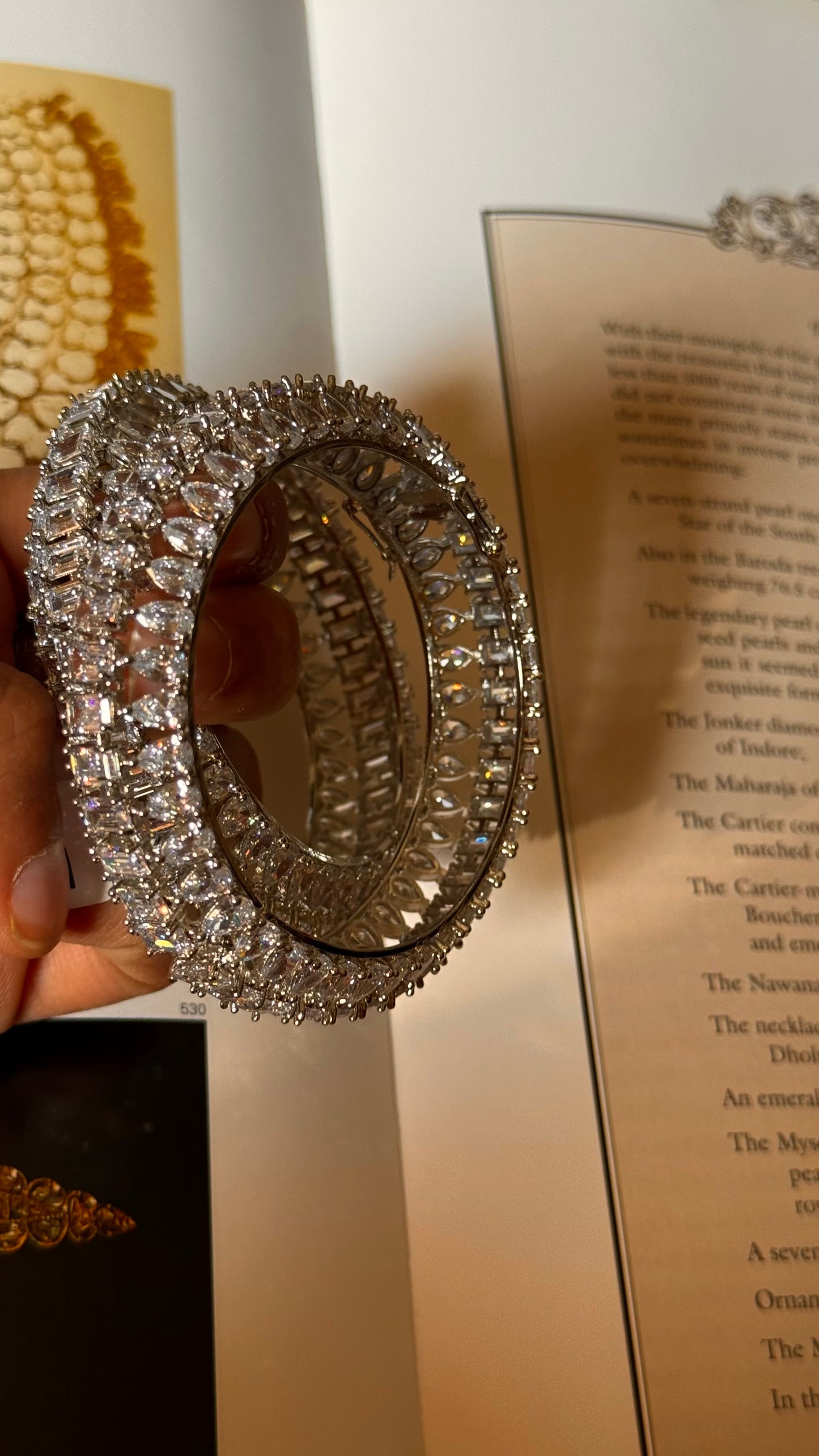 Statement cz diamond bangles