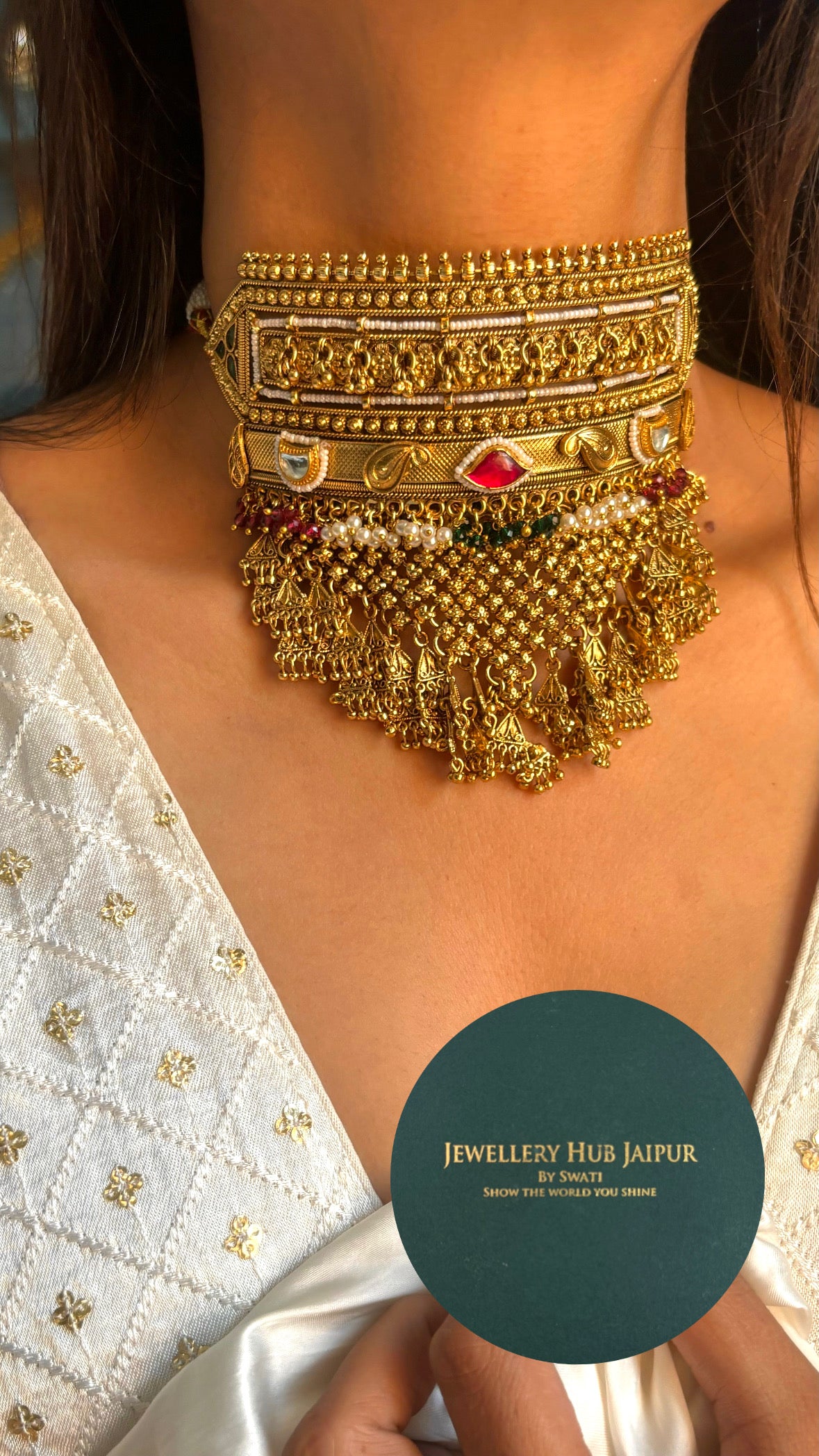 Rajwada ruby paachi kundan Aad