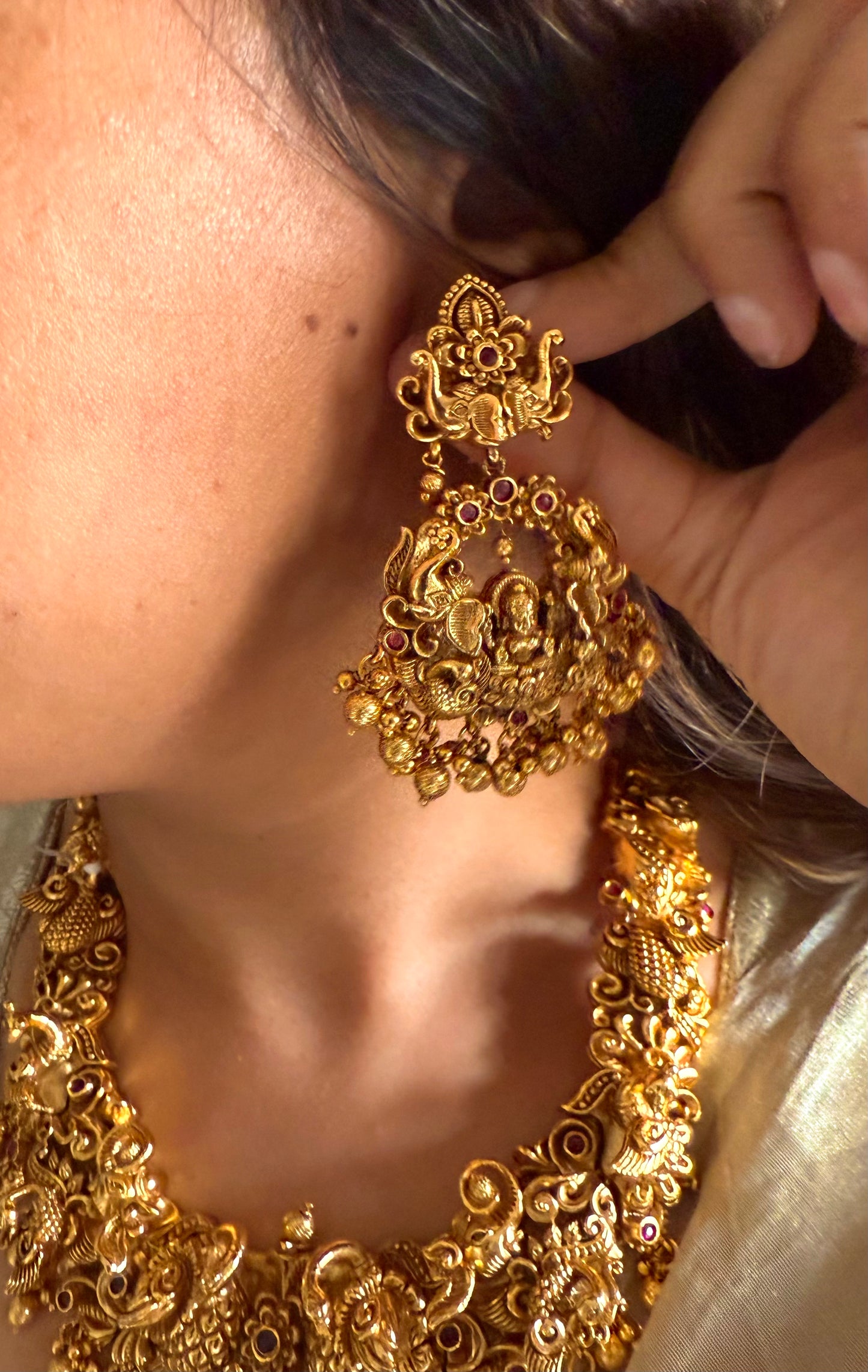 Maa laxmi temple jewellery
