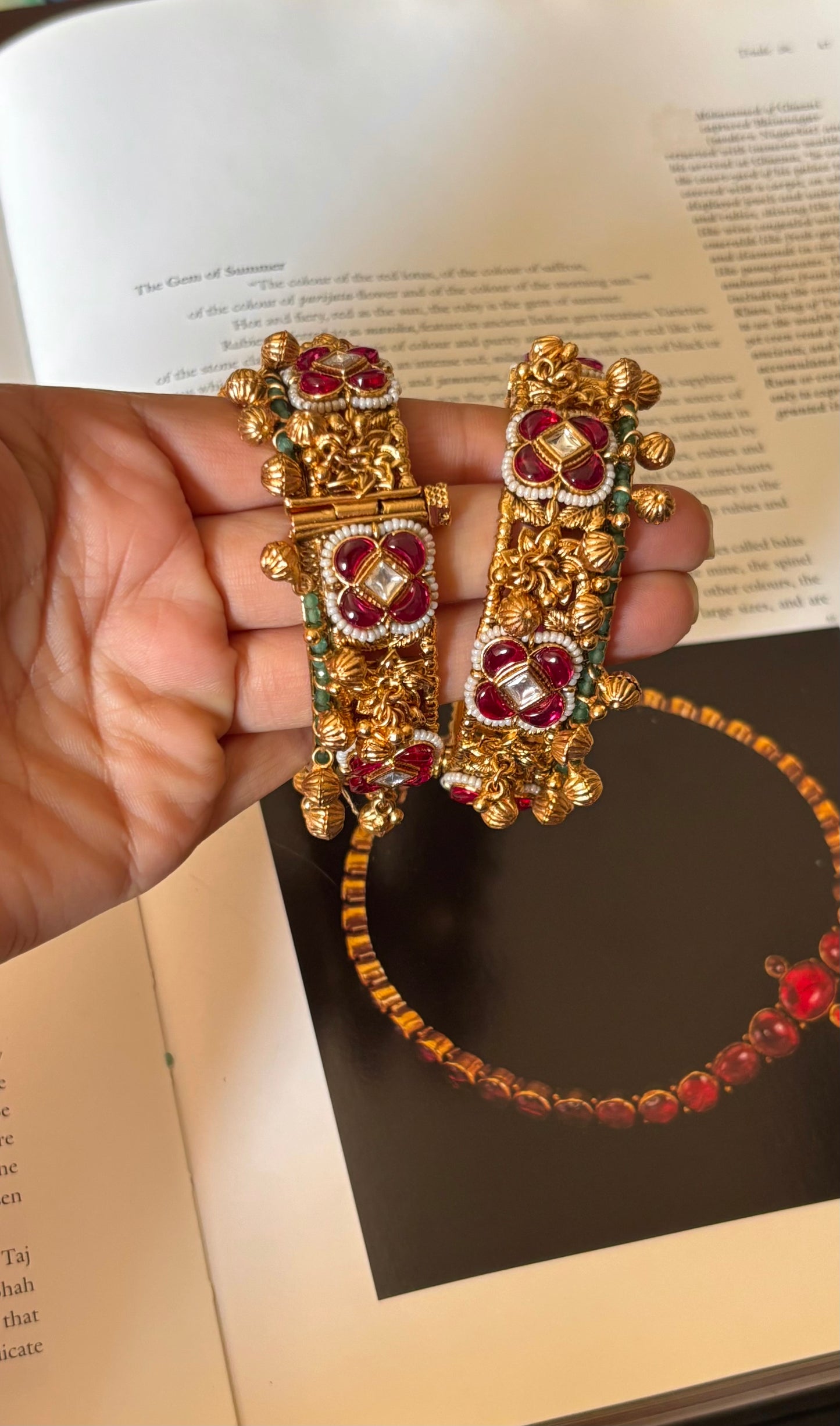 Rani pink royal rajwada bangles