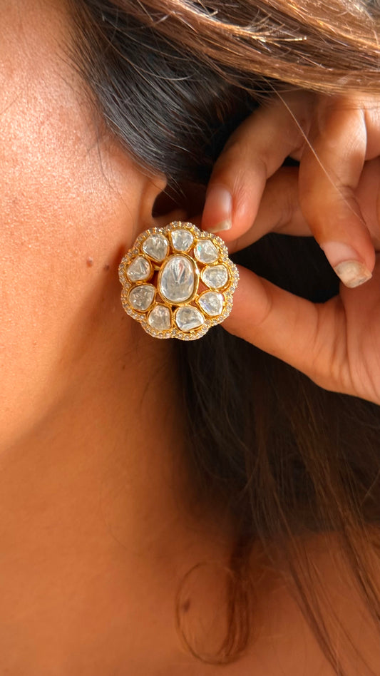 Real Moissanite studs