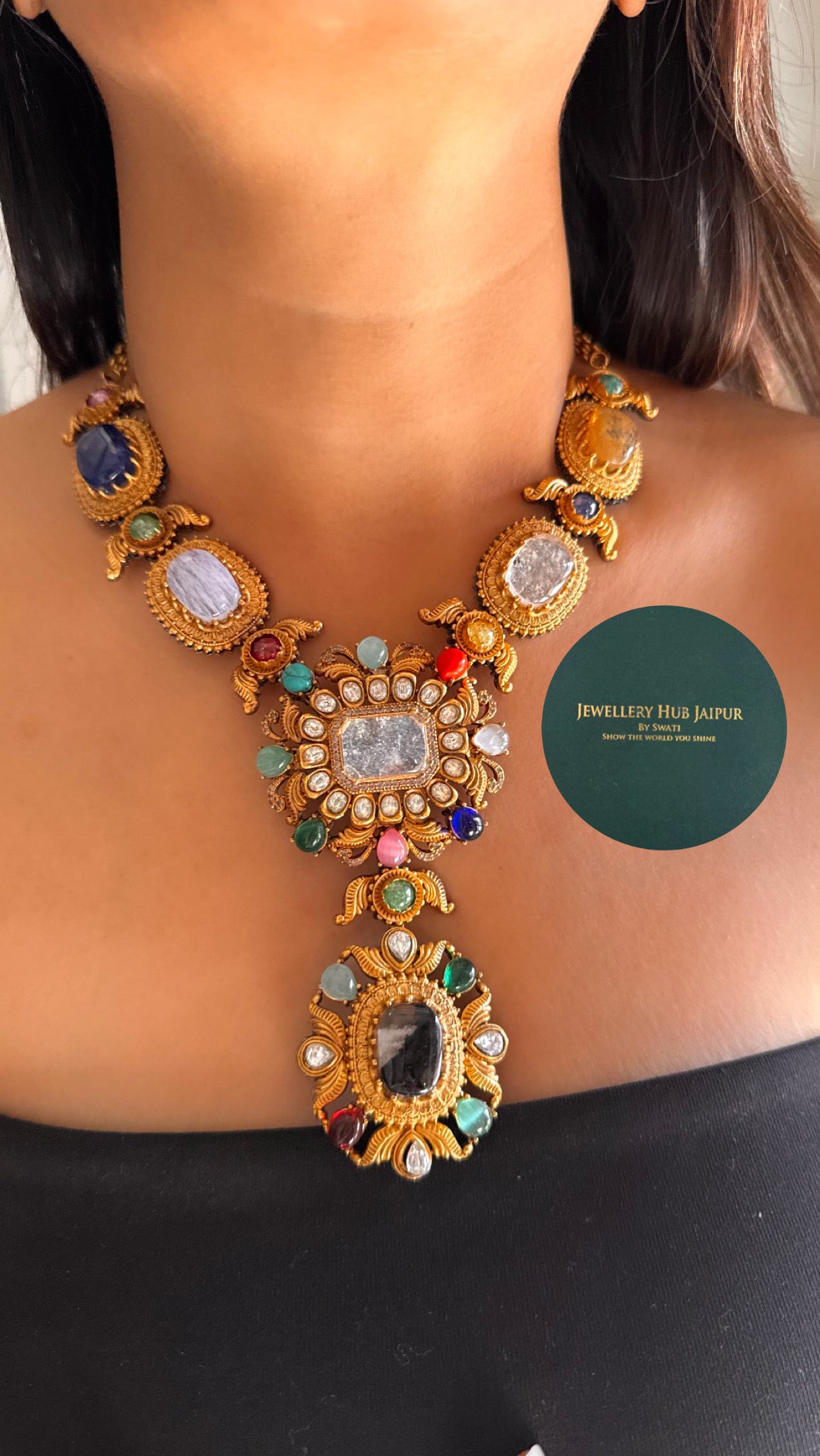Amrapali inspired vintage necklace set