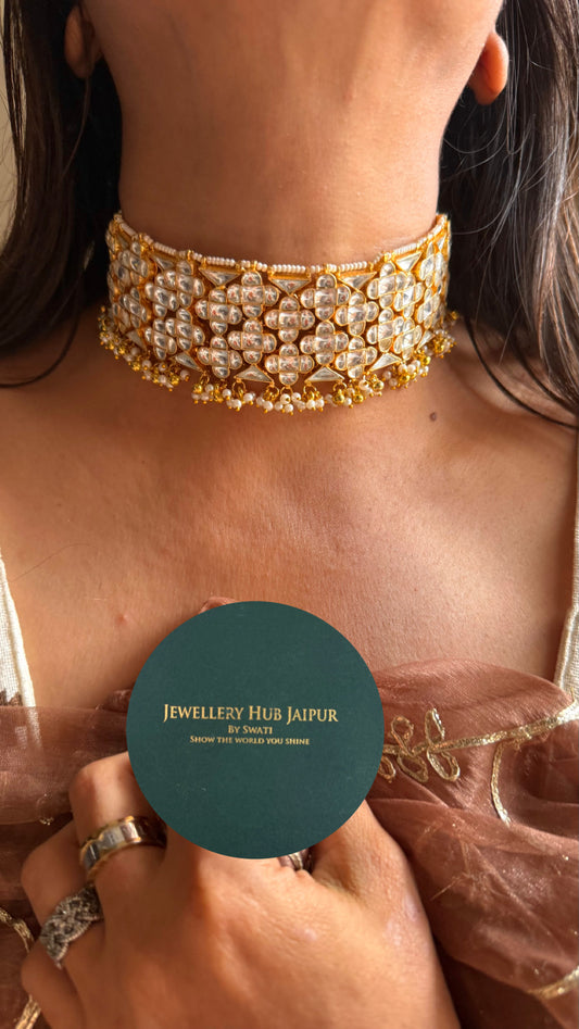 Paachi Kundan choker necklace
