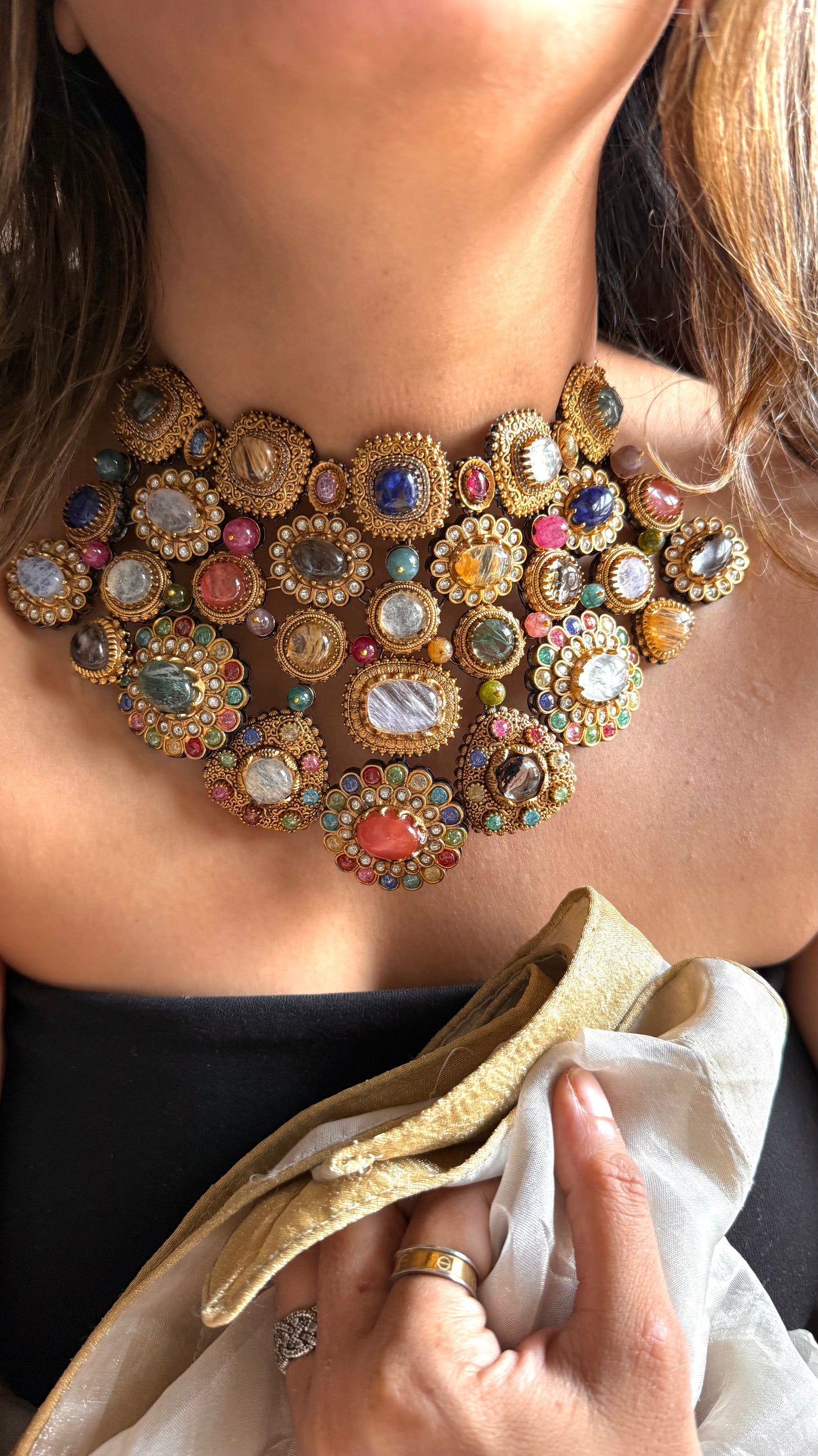 Sabya inspired Victorian Designer Necklace