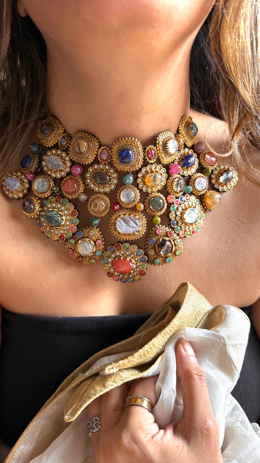 Sabya inspired Victorian Designer Necklace