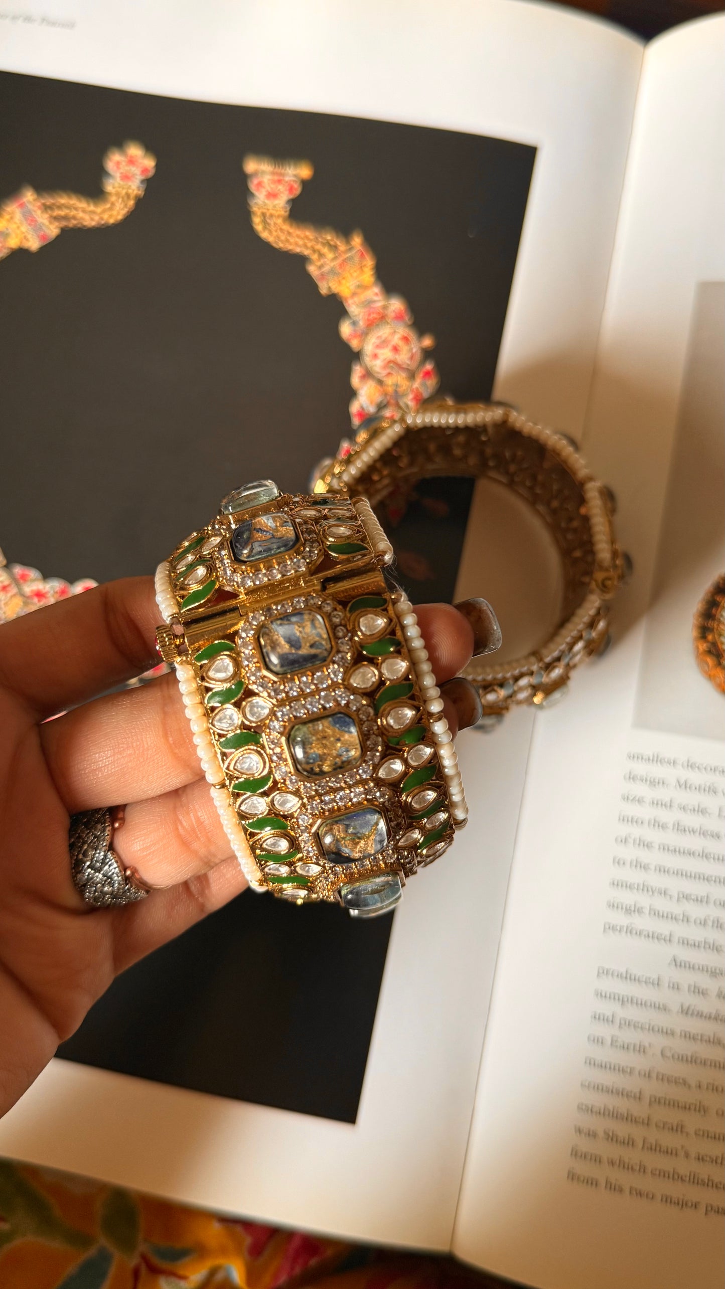 Sapphire Heritage meenakari bangles