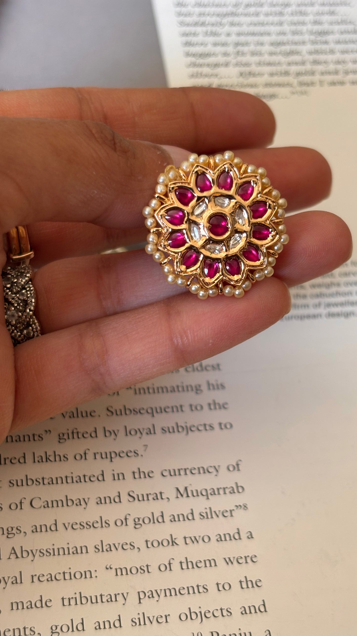 Ruby polki rajwadi borla