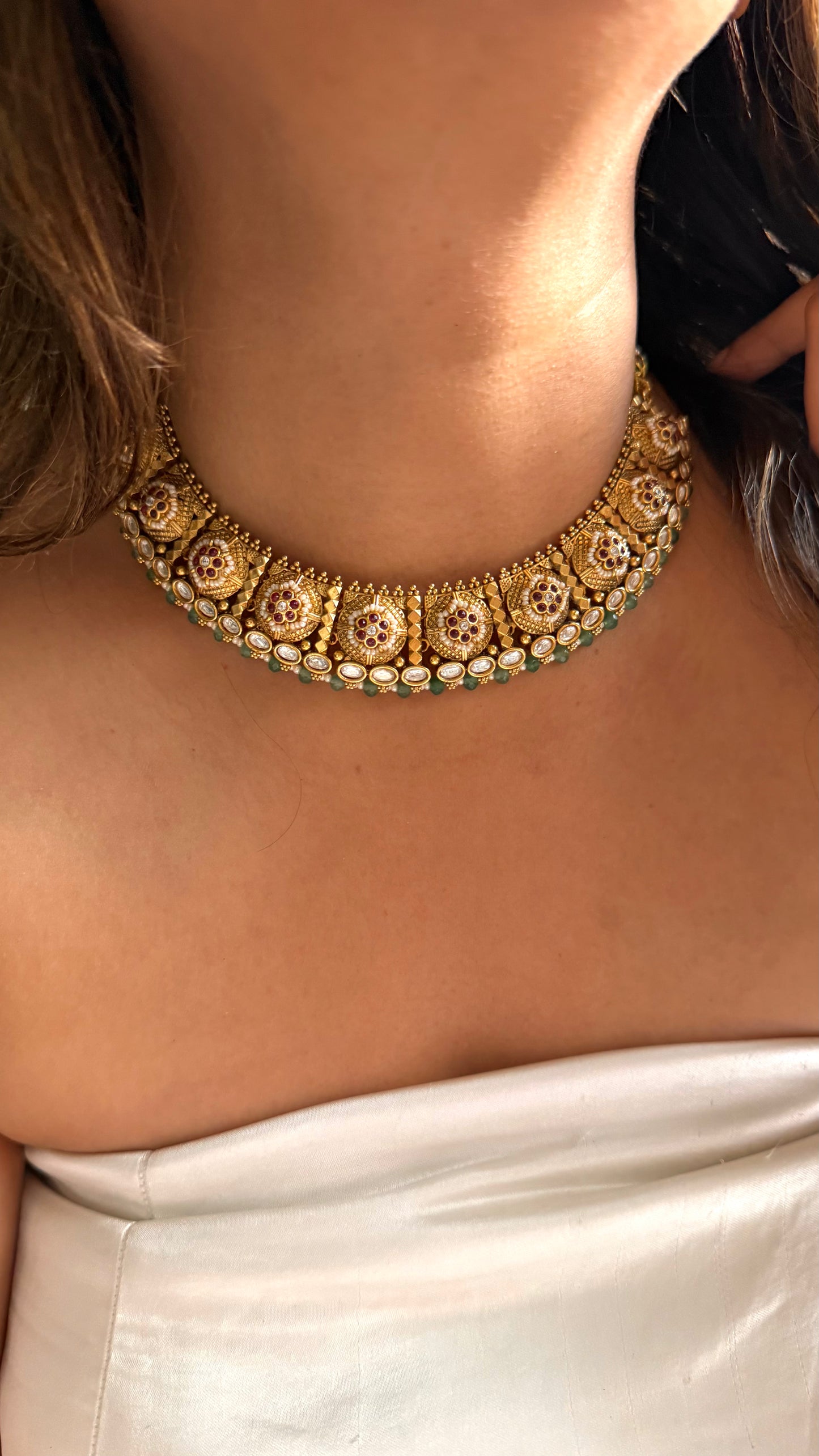 Rajwada floral Necklace