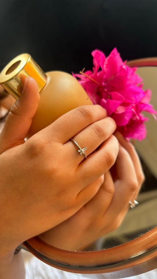 Diamond adjustable ring