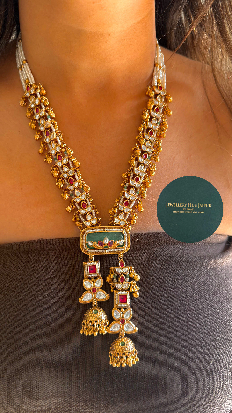 Royal nakashee heritage rajwada necklace